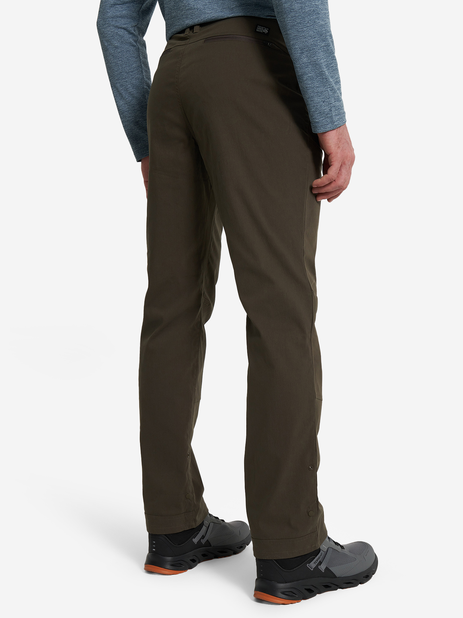 фото Брюки мужские mountain hardwear ap pant, коричневый
