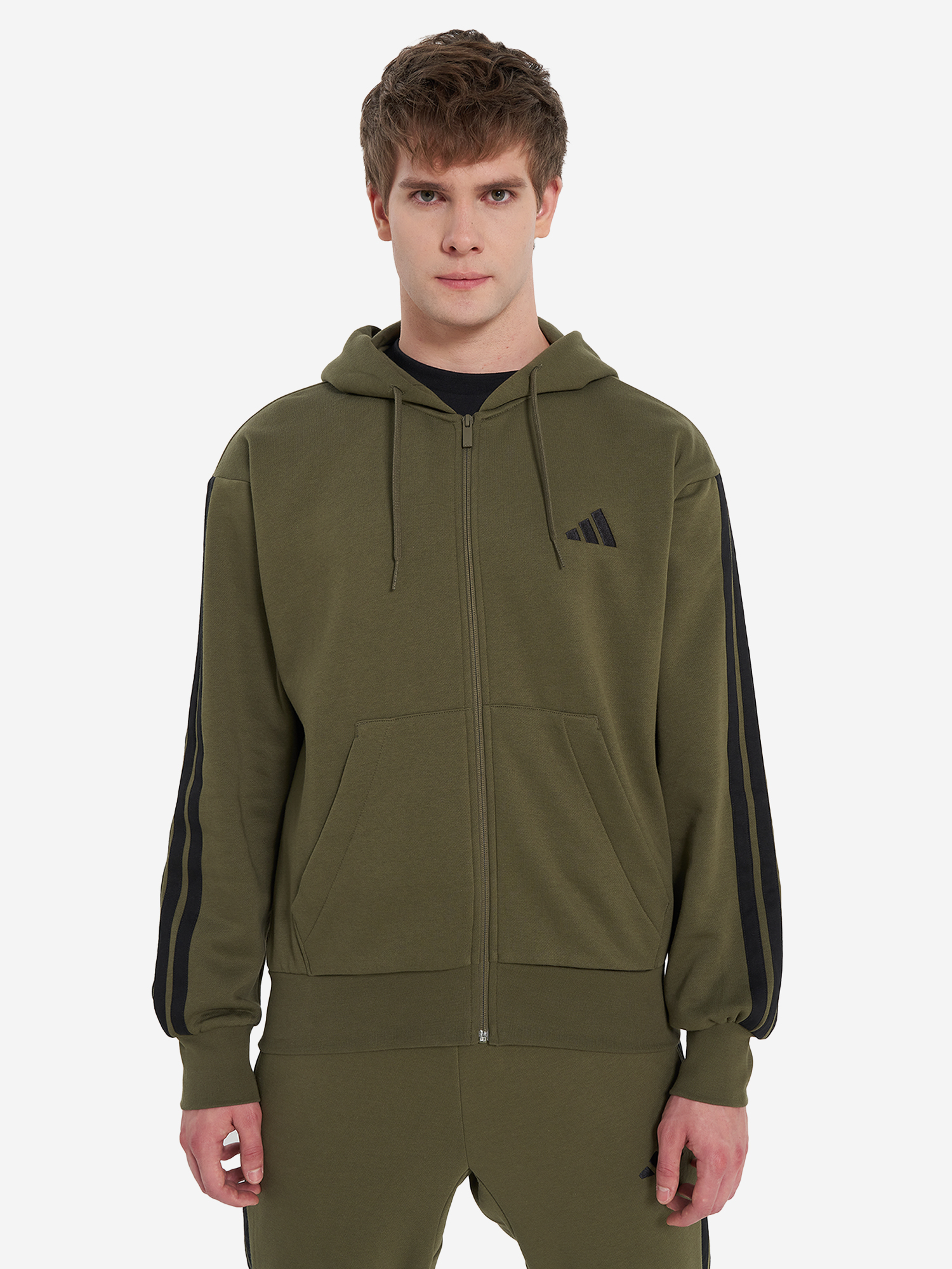 фото Толстовка мужская adidas, зеленый