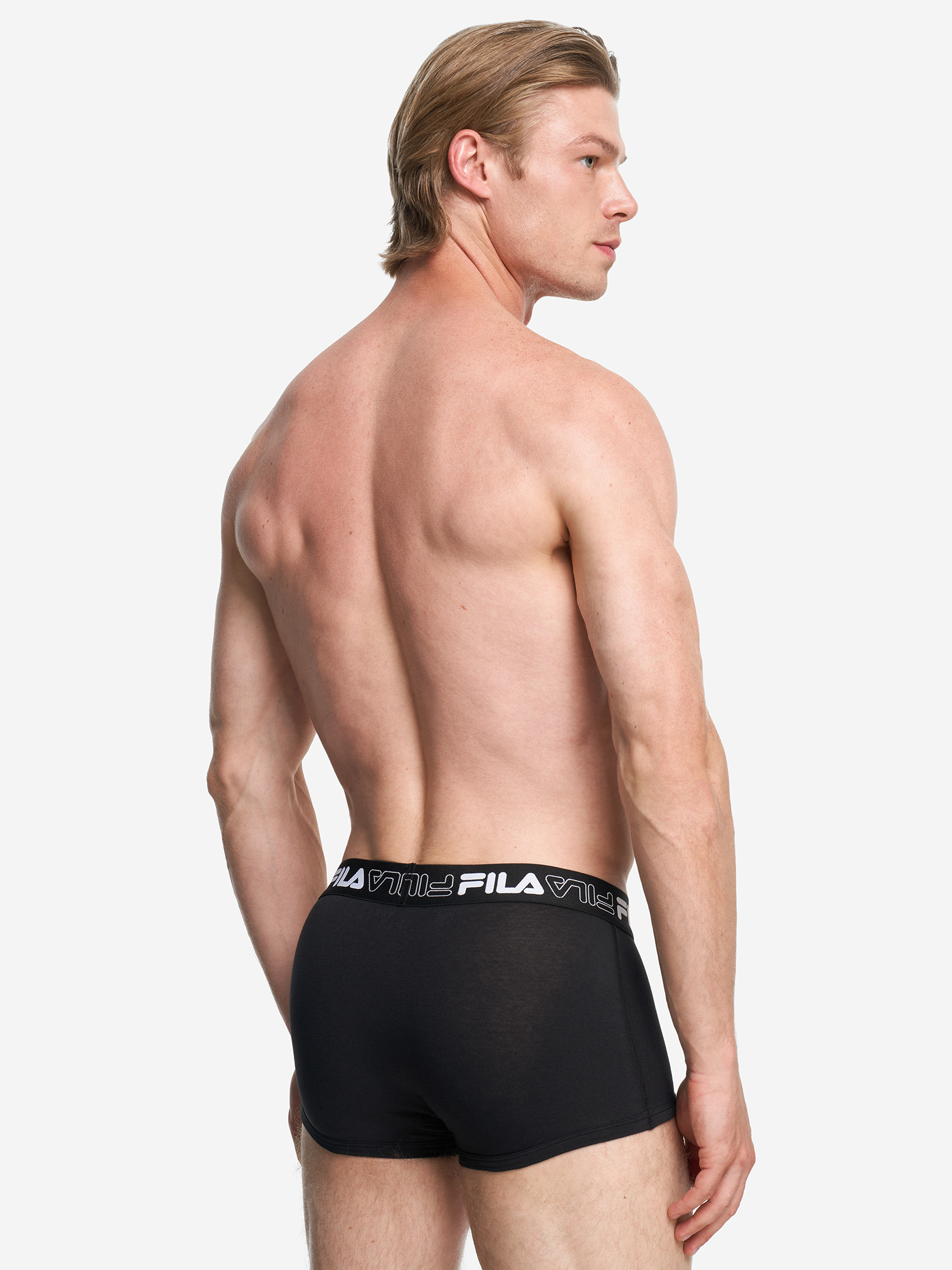 фото Трусы мужские fila, 3 штуки, черный