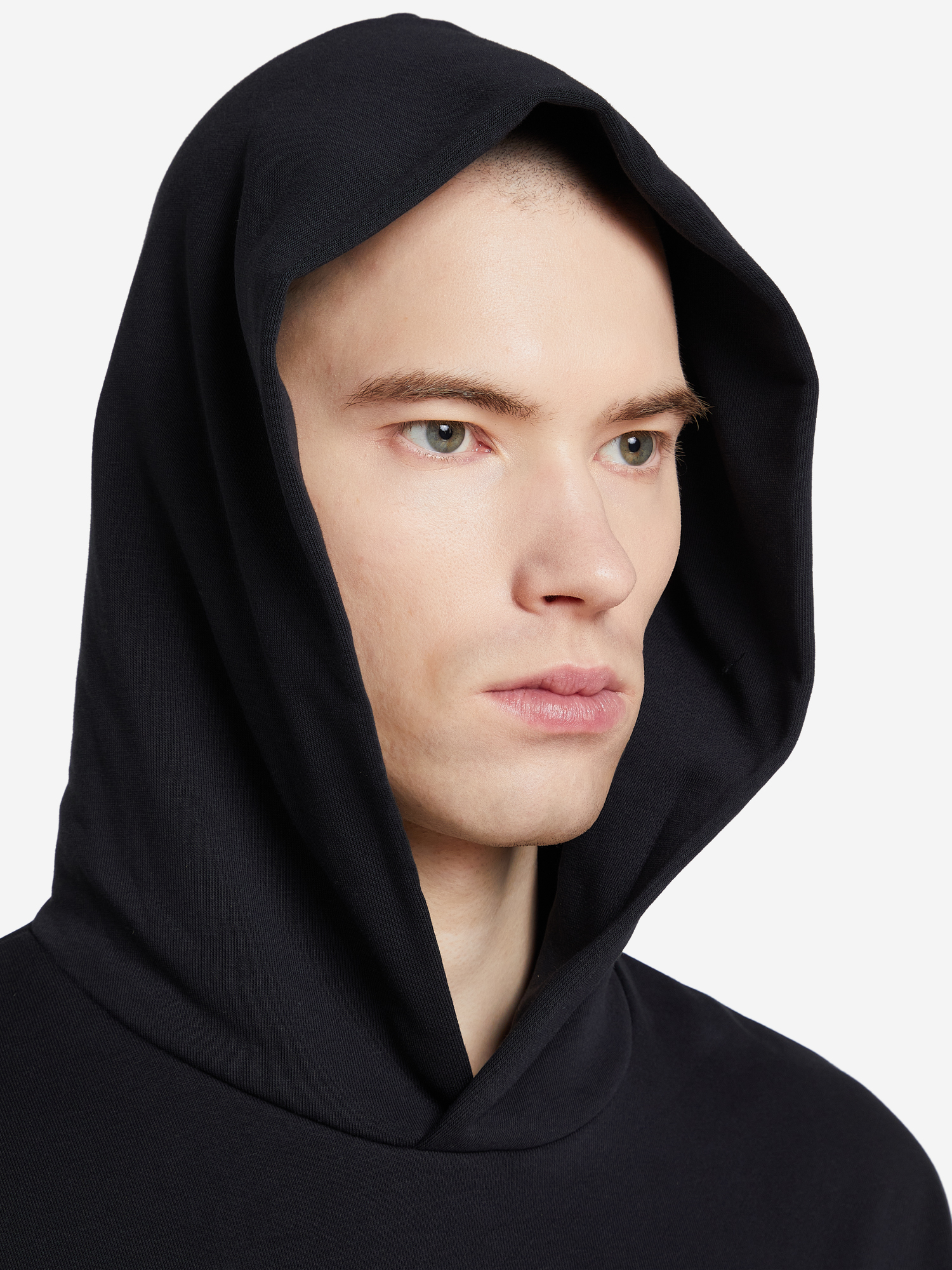 фото Худи мужское оверсайз fila, черный