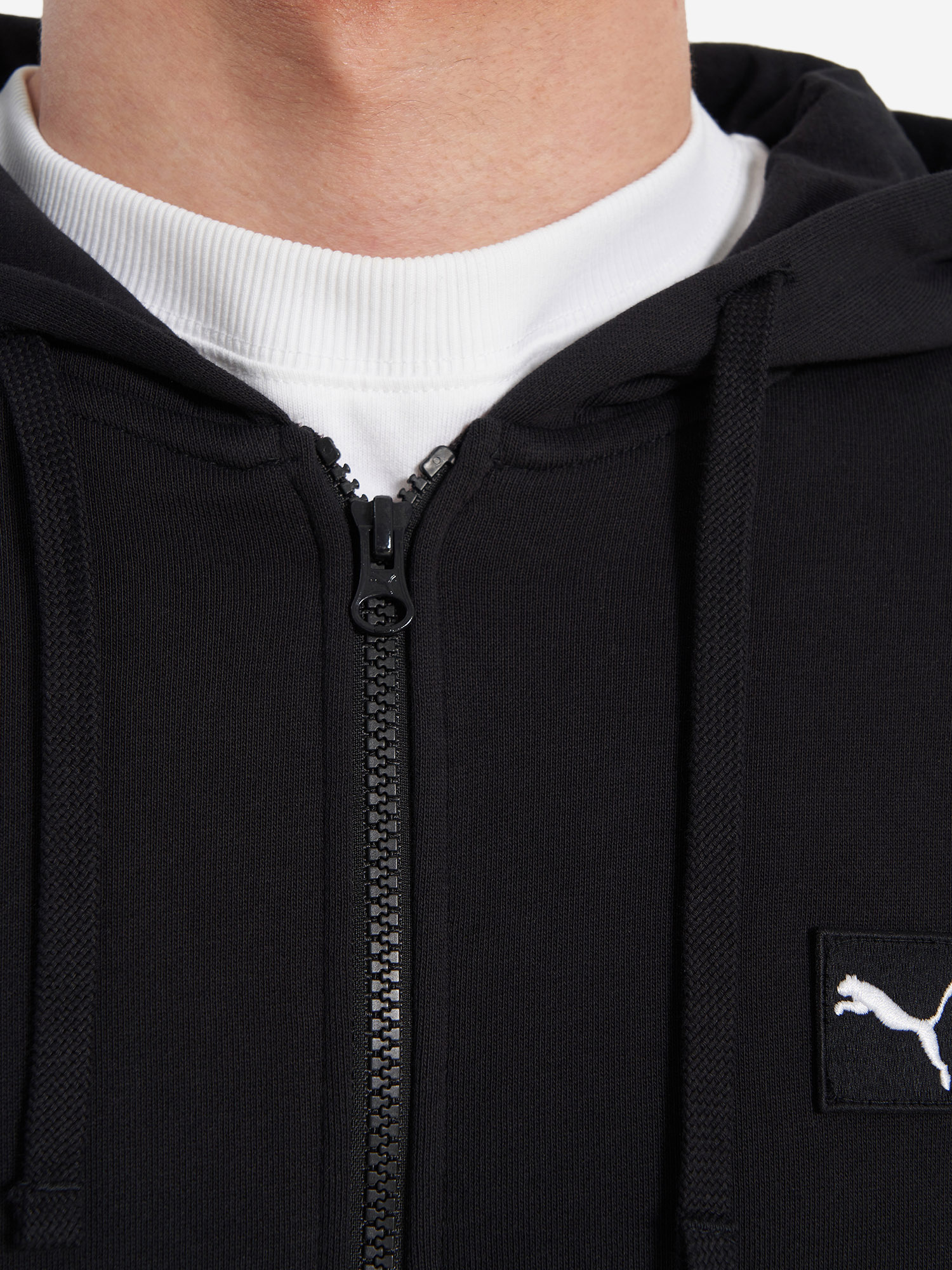 фото Толстовка мужская puma ess elevated, черный