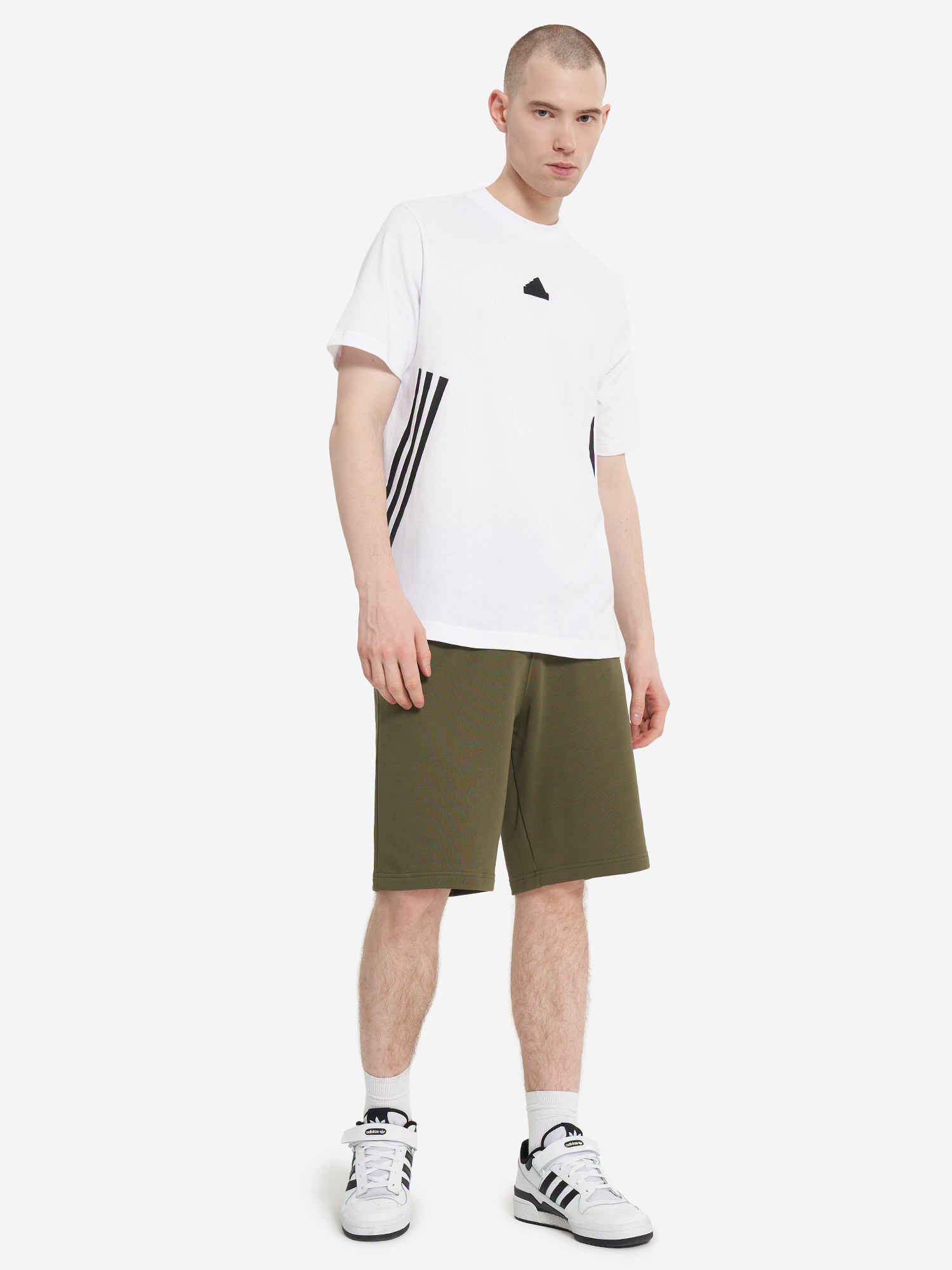 фото Футболка мужская adidas, белый