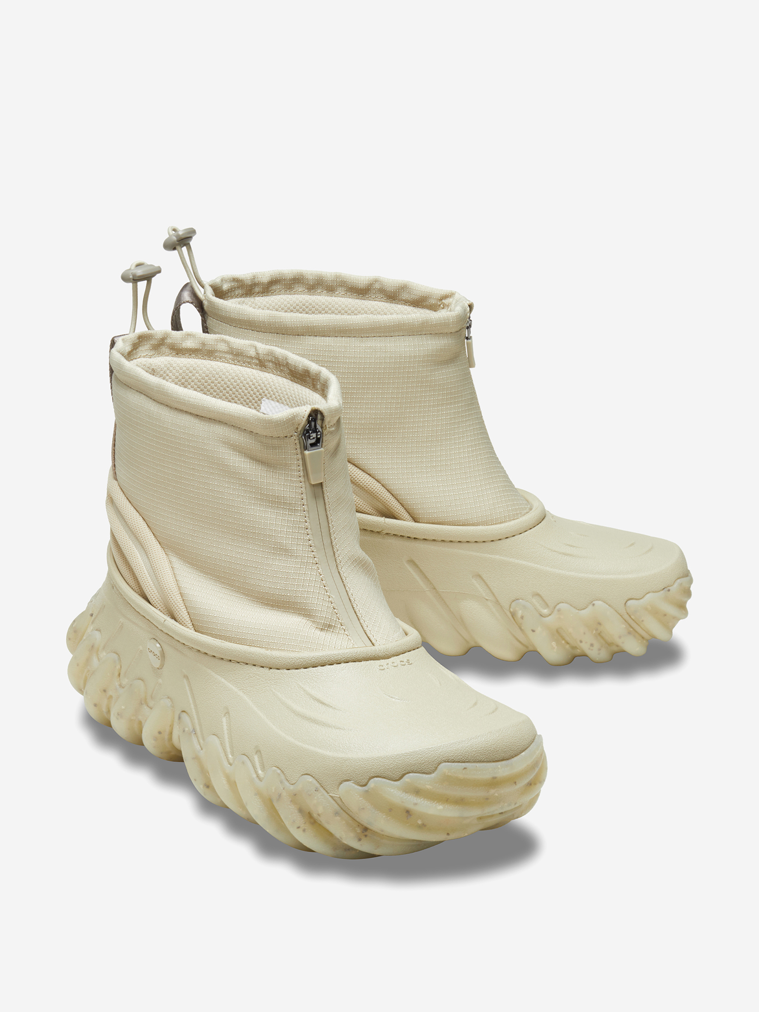 фото Ботинки утепленные crocs echo boot z shield, бежевый