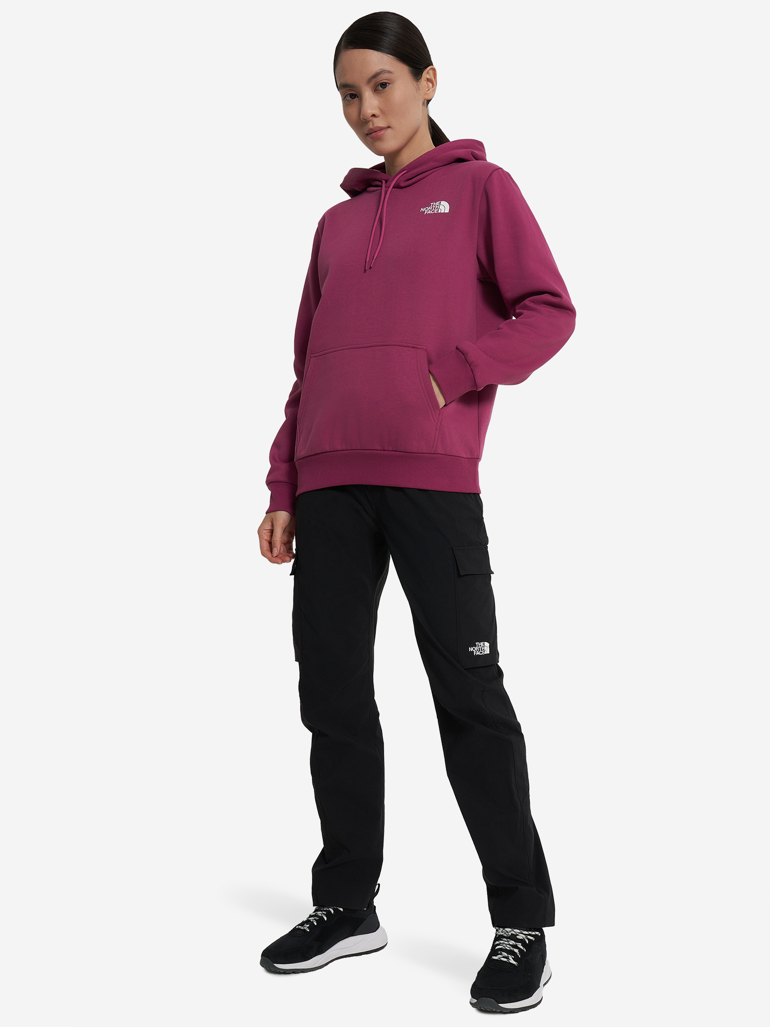 фото Худи женское the north face simple dome, розовый