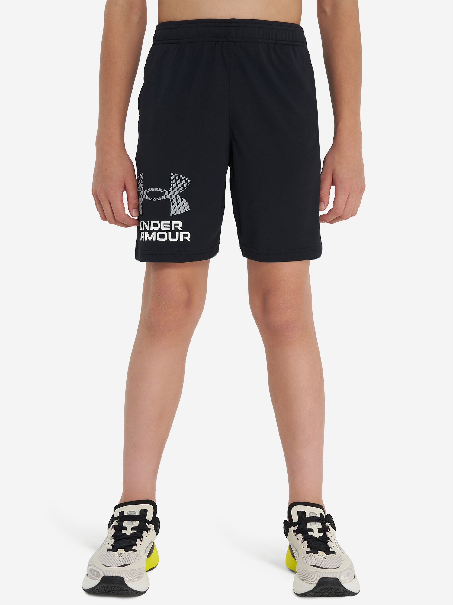 фото Шорты для мальчиков under armour tech logo, черный