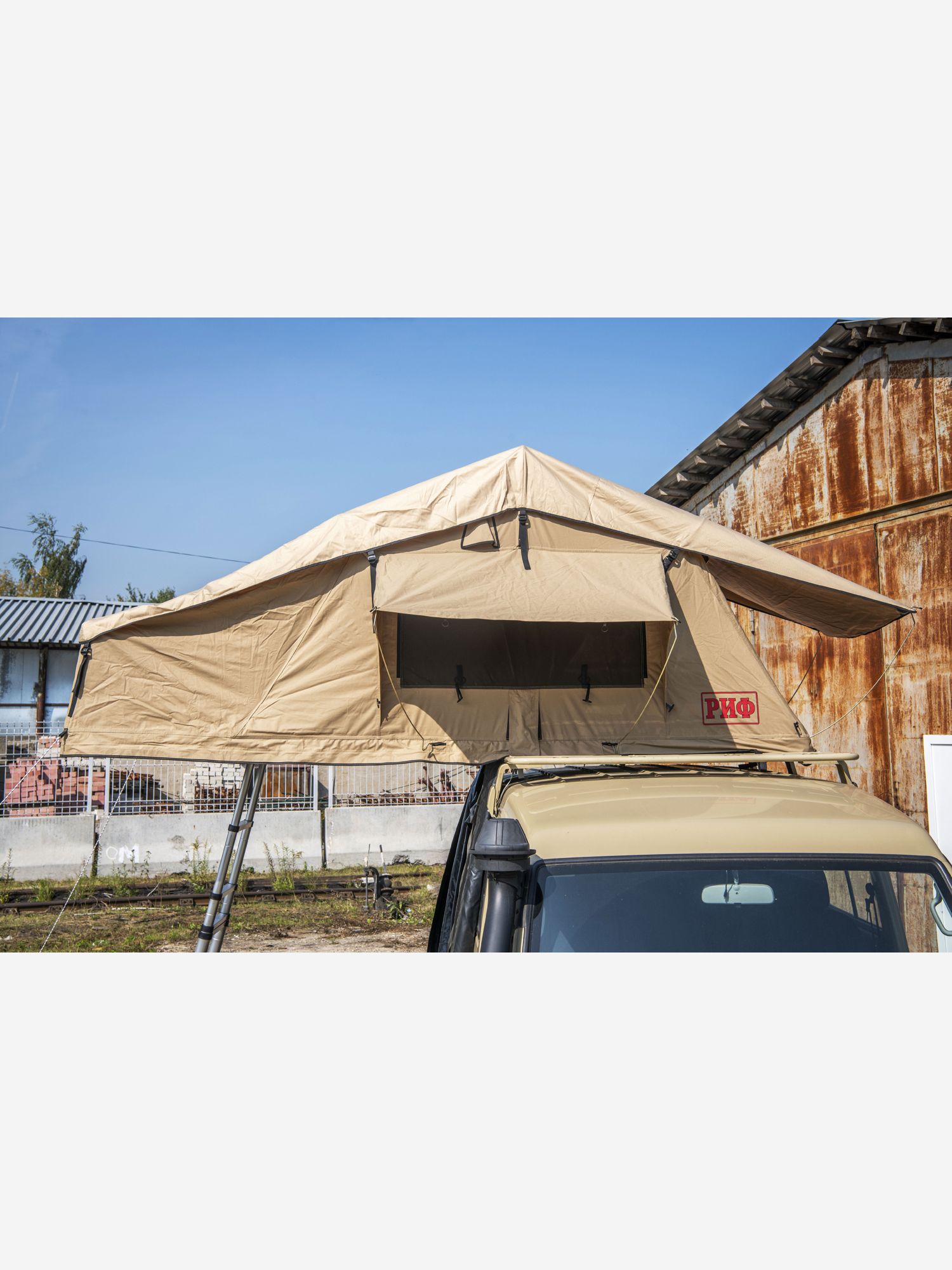 Палатка на крышу автомобиля РИФ Soft RT02-120, тент песочный, 120х240х115 см, Бежевый
Палатка на крышу автомобиля РИФ Soft RT02-120, тент песочный, 120х240х115 см, Бежевый