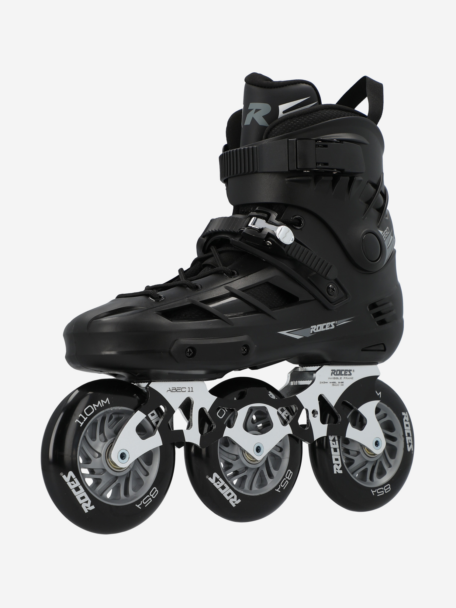 фото Роликовые коньки roces ego 3x110 tif, черный