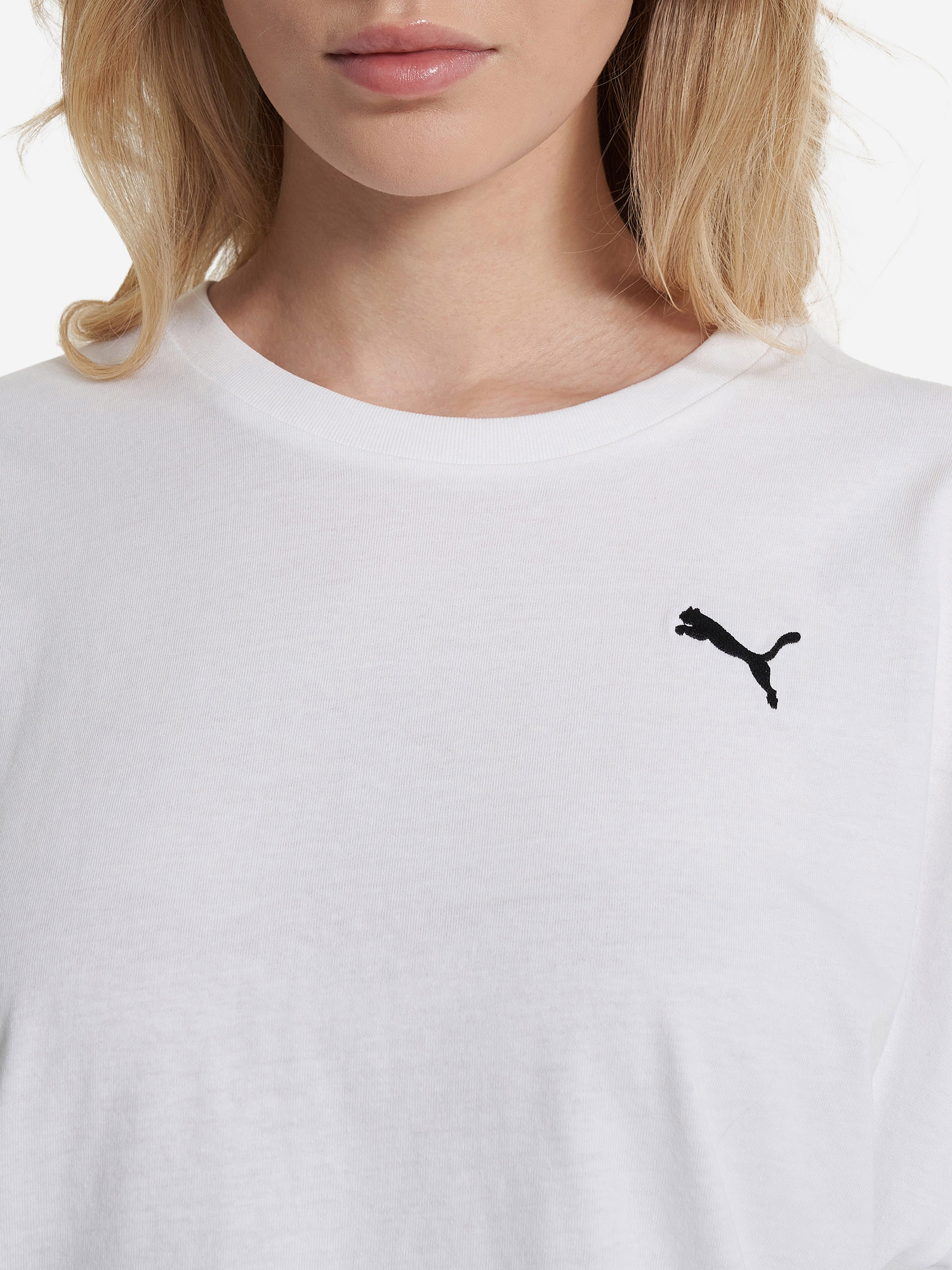 фото Футболка женская puma wardrobe ess, белый