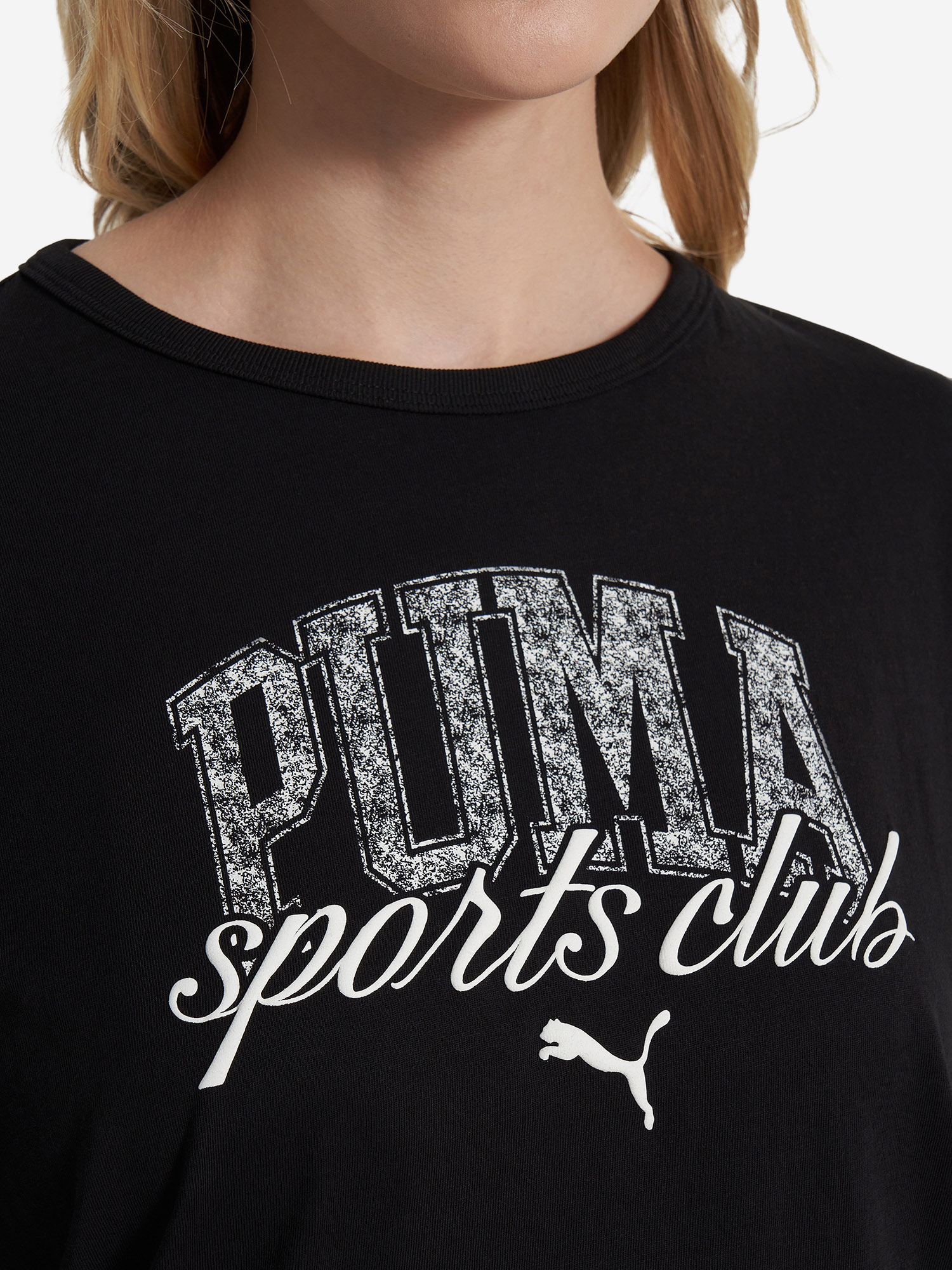 фото Футболка женская puma class, черный