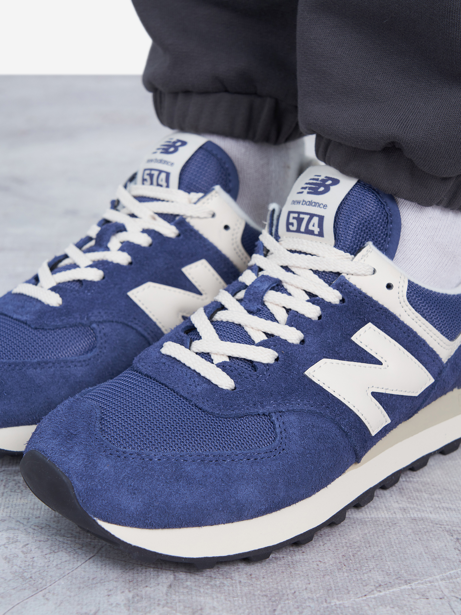 фото Кроссовки женские new balance 574, синий