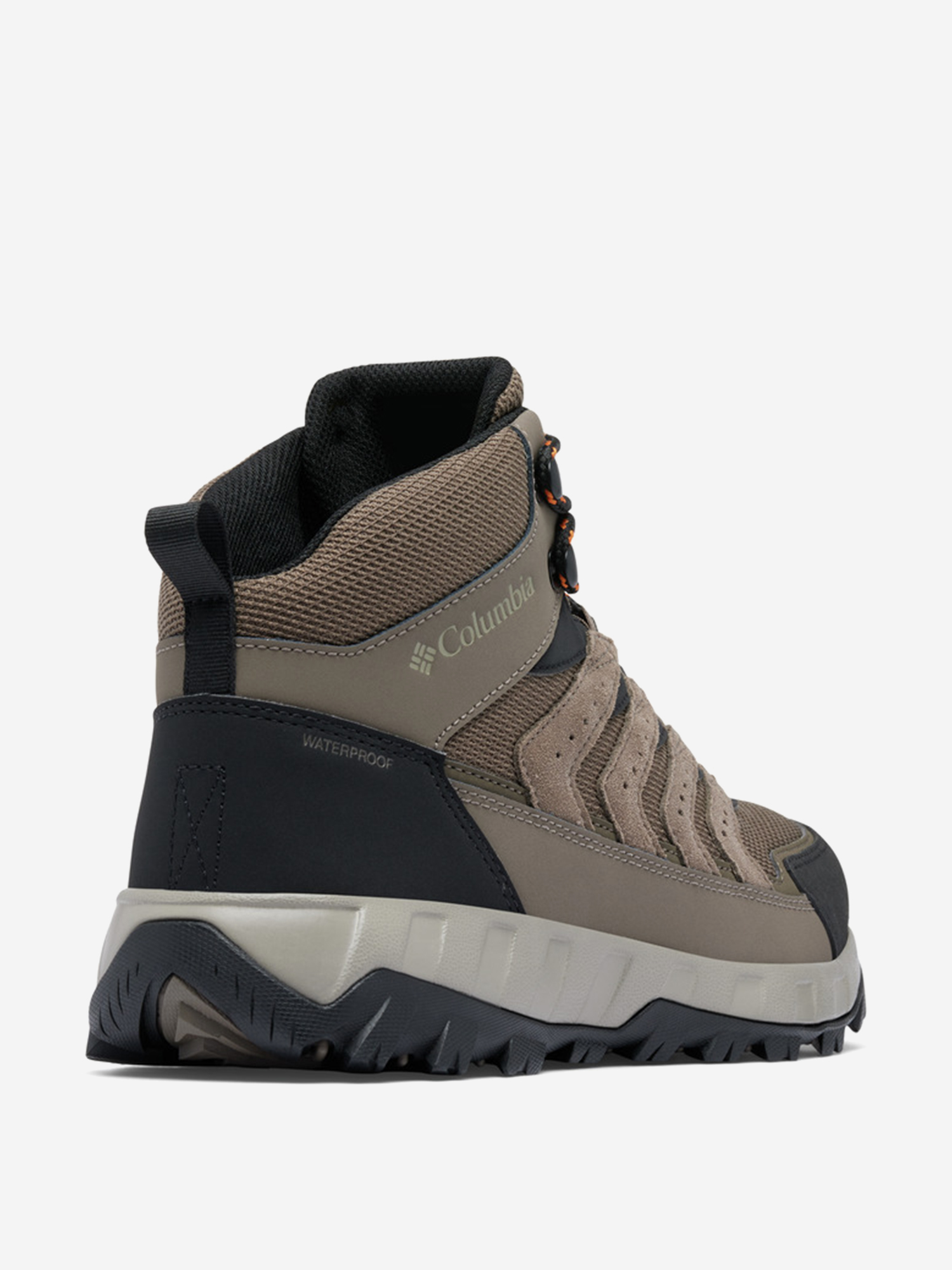 фото Ботинки мужские columbia strata trail mid wp, коричневый