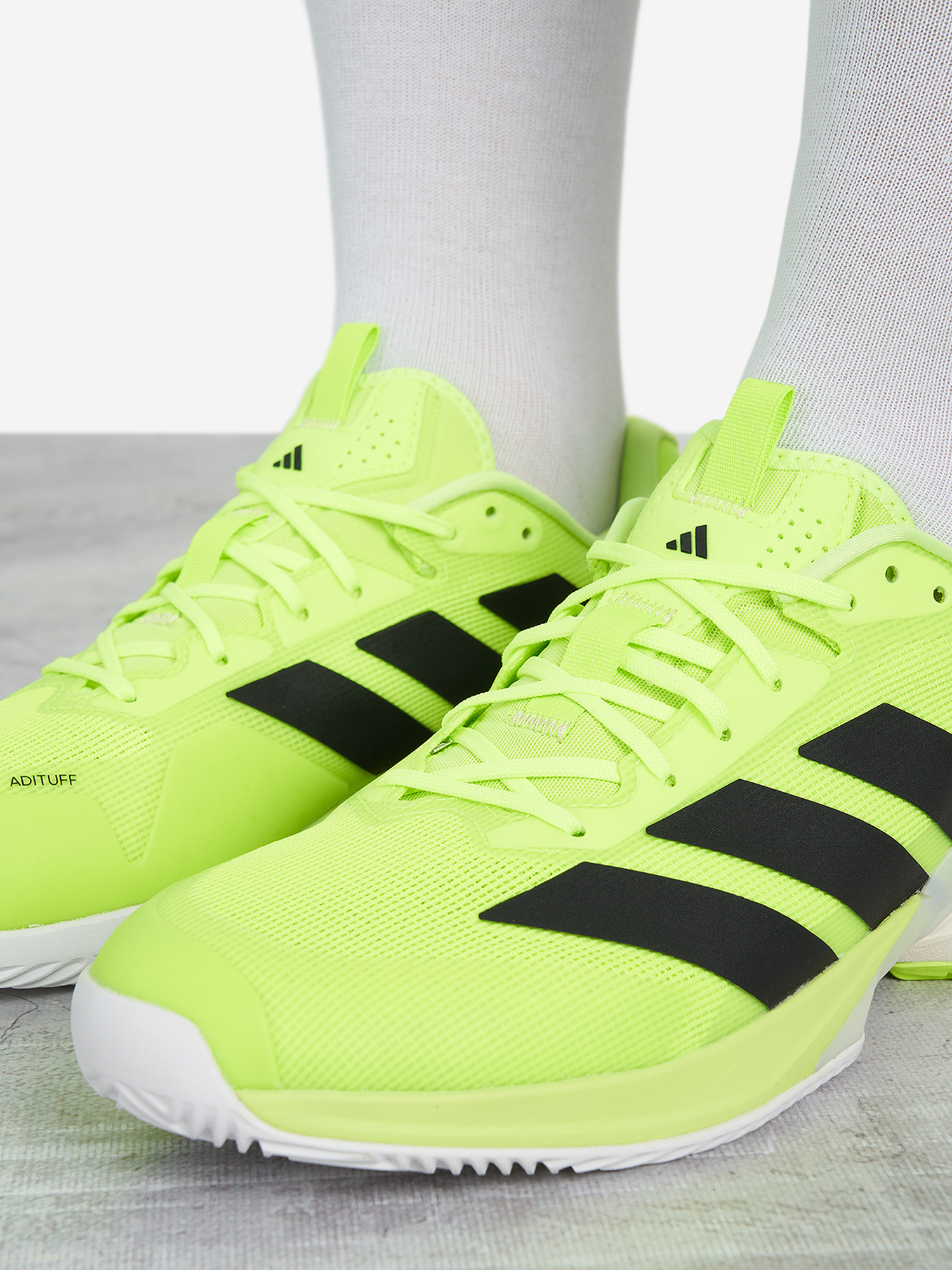 фото Кроссовки мужские adidas adizero ubersonic 5 cl, зеленый