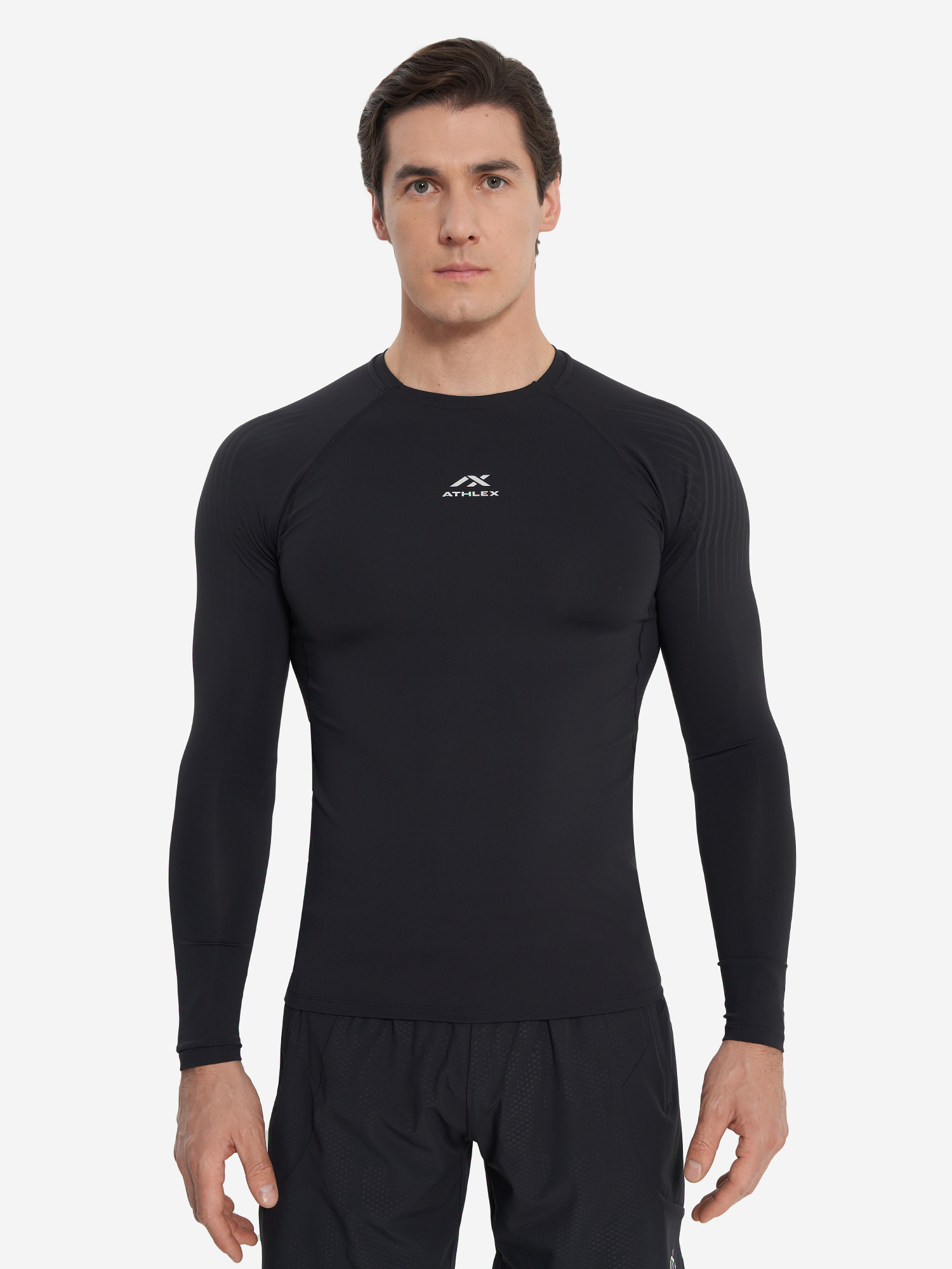 фото Лонгслив мужской athlex, черный