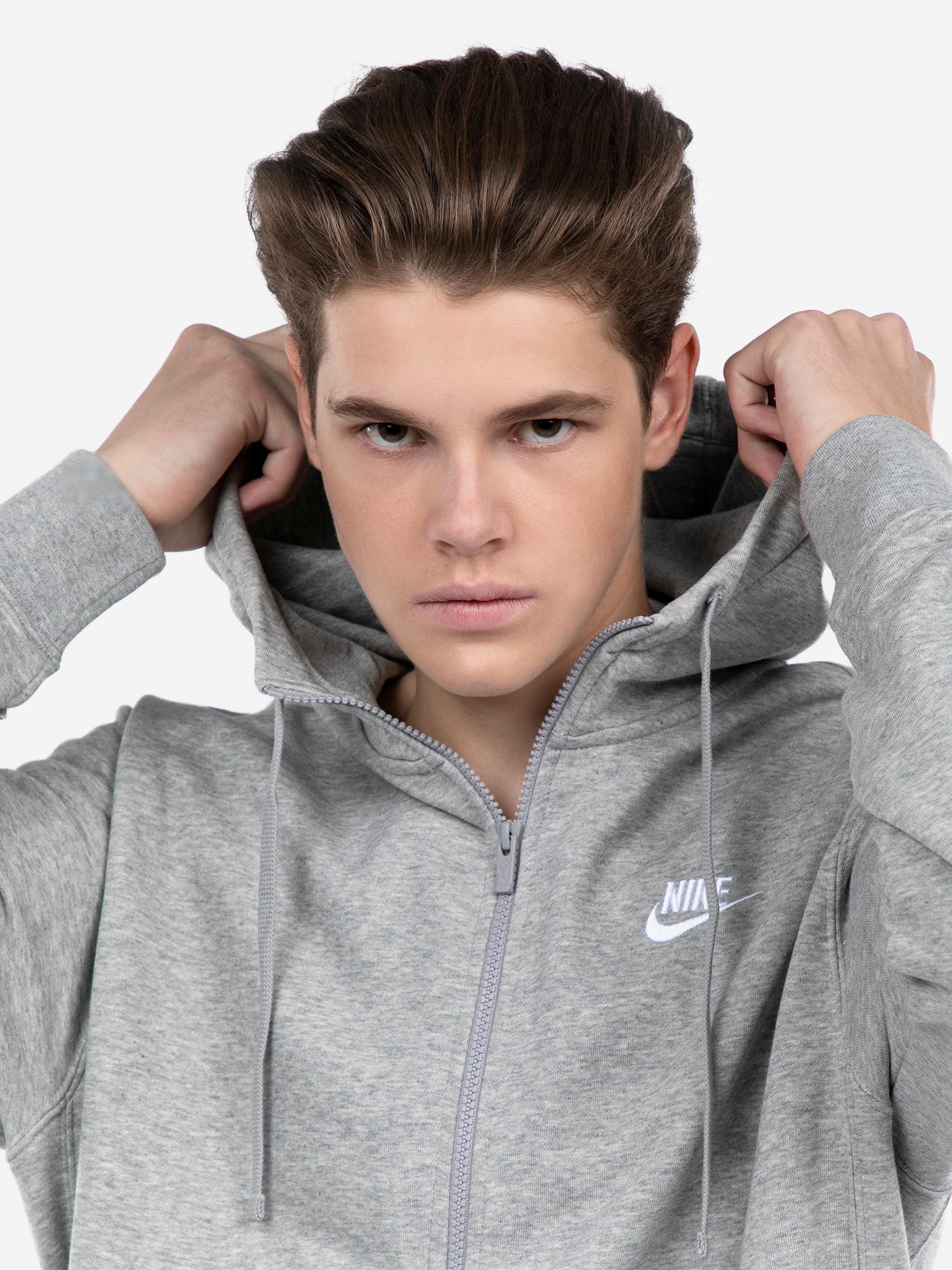 фото Толстовка мужская nike sportswear club, серый