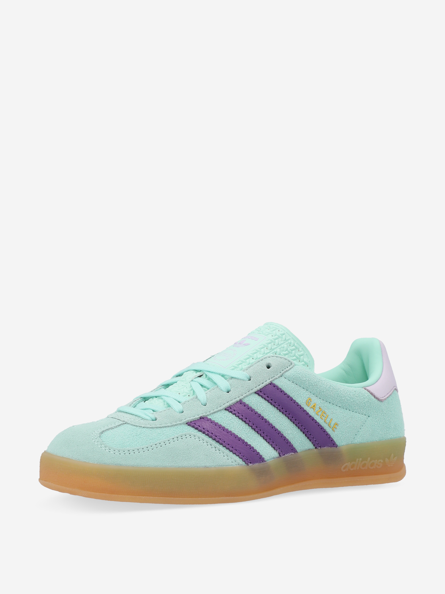 фото Кеды женские adidas gazelle indoor, зеленый