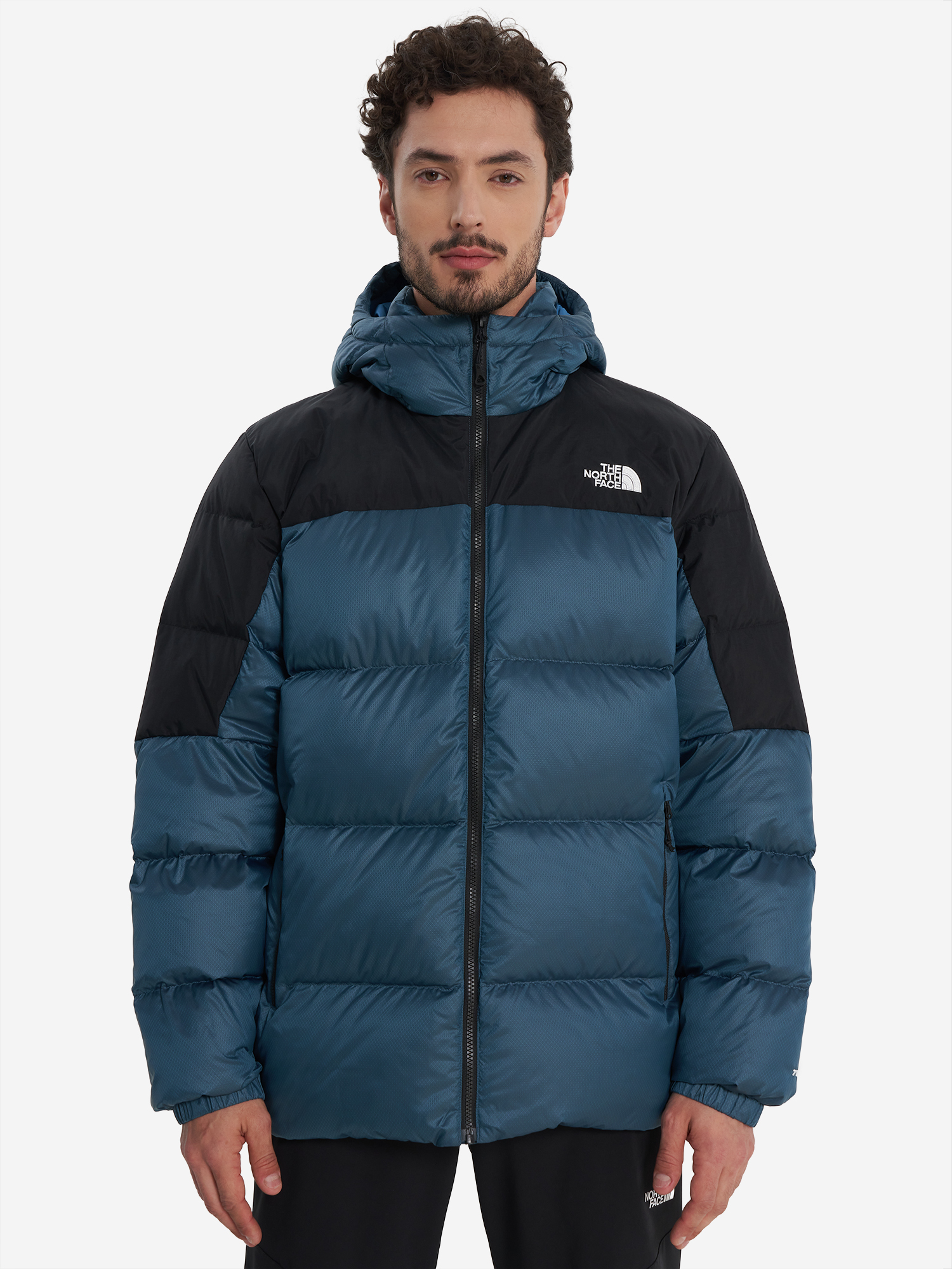 фото Пуховик мужской the north face diablo down 2.0, голубой