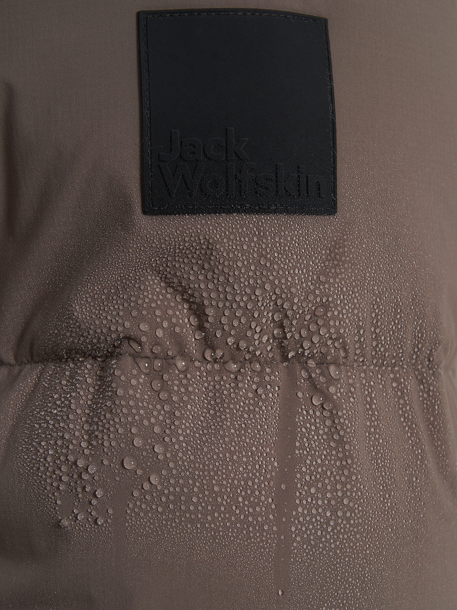 фото Пуховик мужской jack wolfskin roemertor, коричневый
