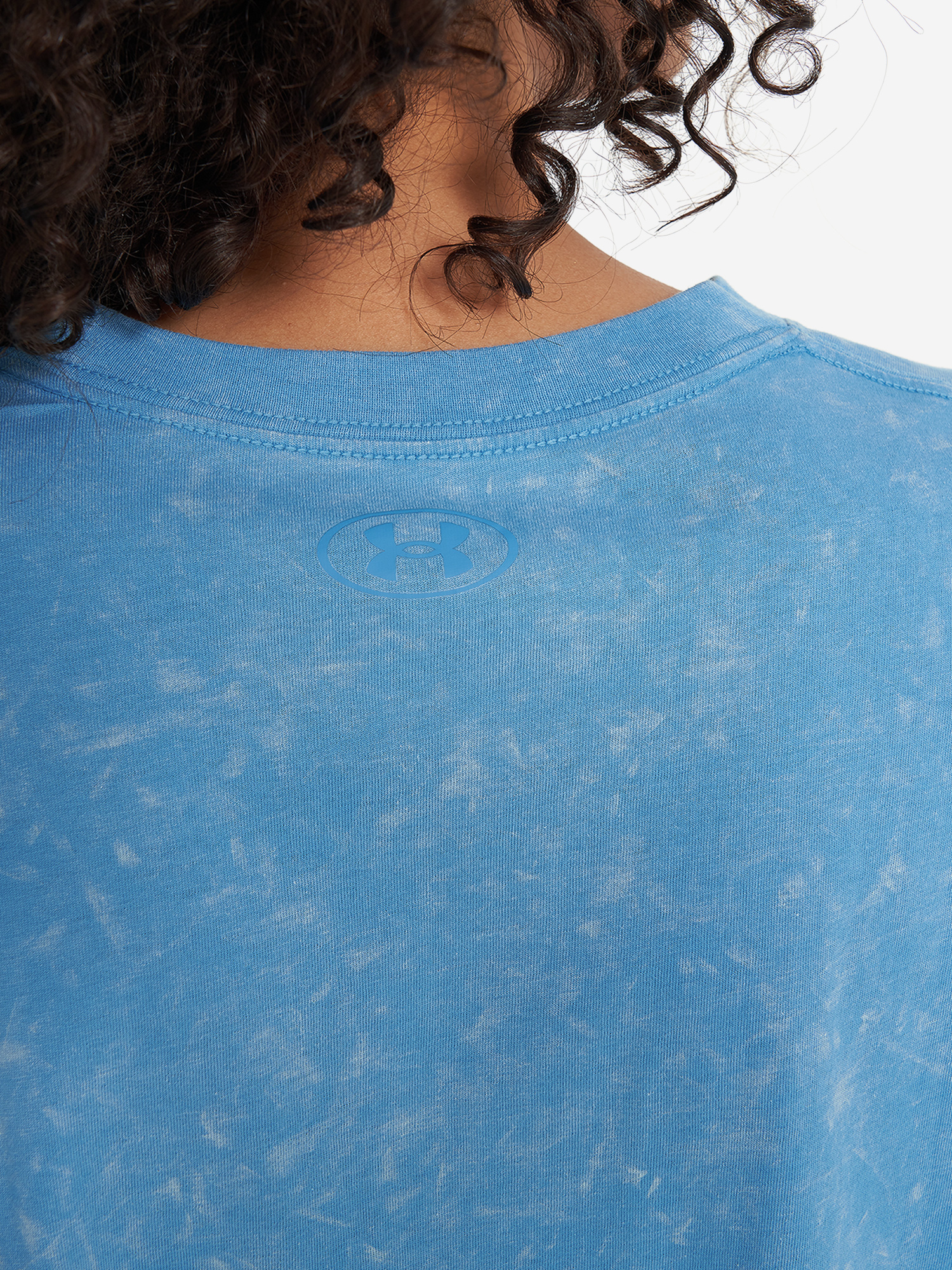 фото Футболка женская under armour rival wash, синий