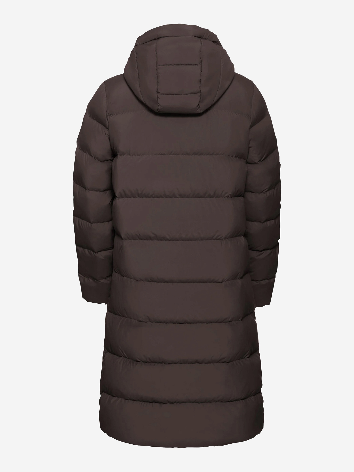фото Пальто пуховое женское jack wolfskin frozen palace, коричневый