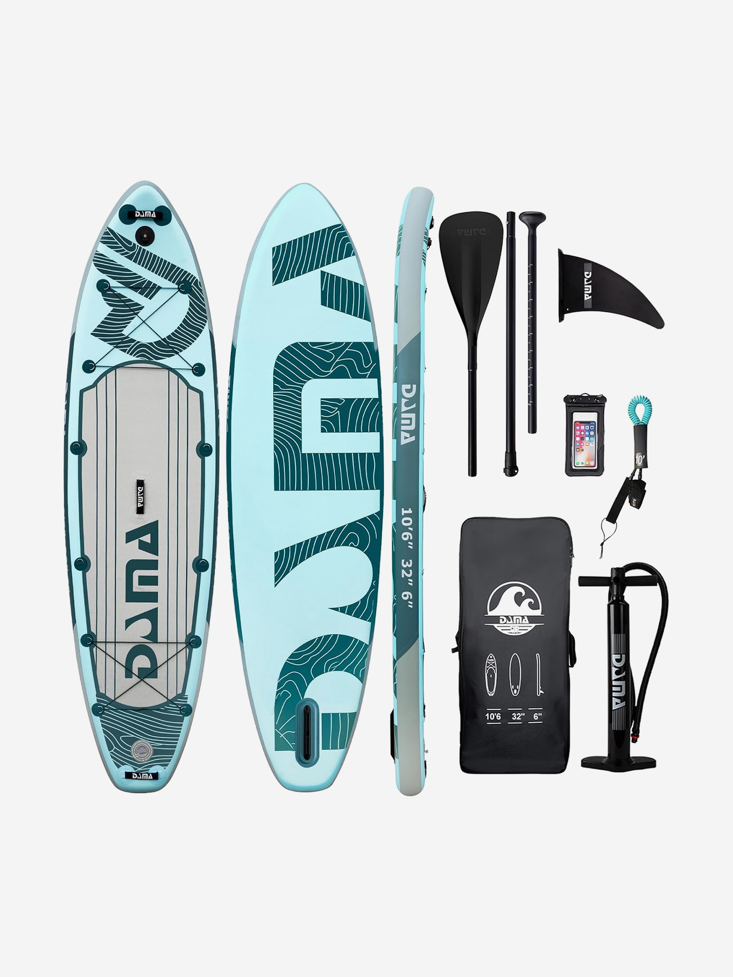 Надувная двухслойная SUP-доска DAMA ADVENTURE SERIES, 10'6" 320*81*15 см, сапборд, Голубой
Надувная двухслойная SUP-доска DAMA ADVENTURE SERIES, 10'6" 320*81*15 см, сапборд, Голубой