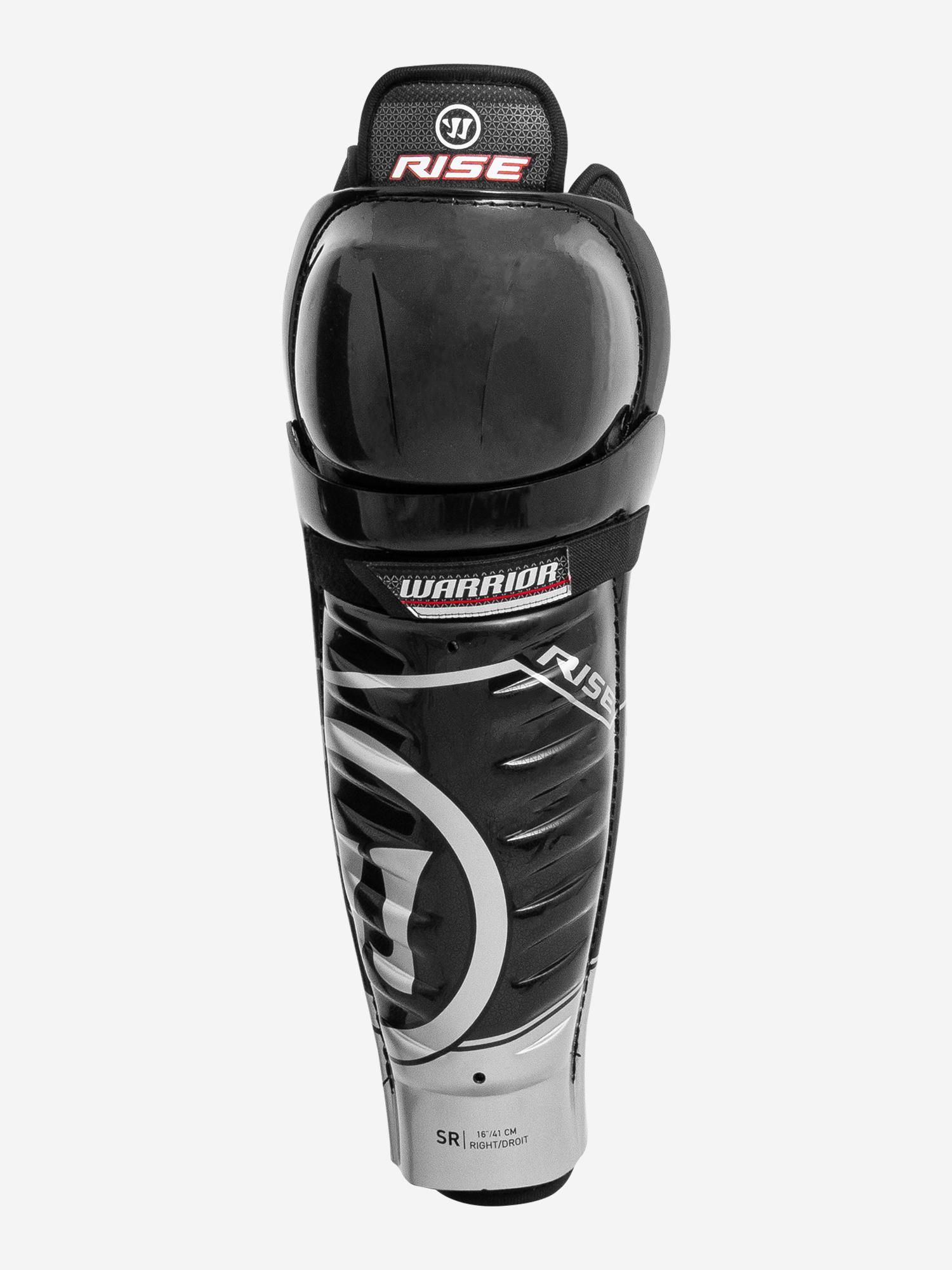 фото Щитки хоккейные warrior rise sr, черный