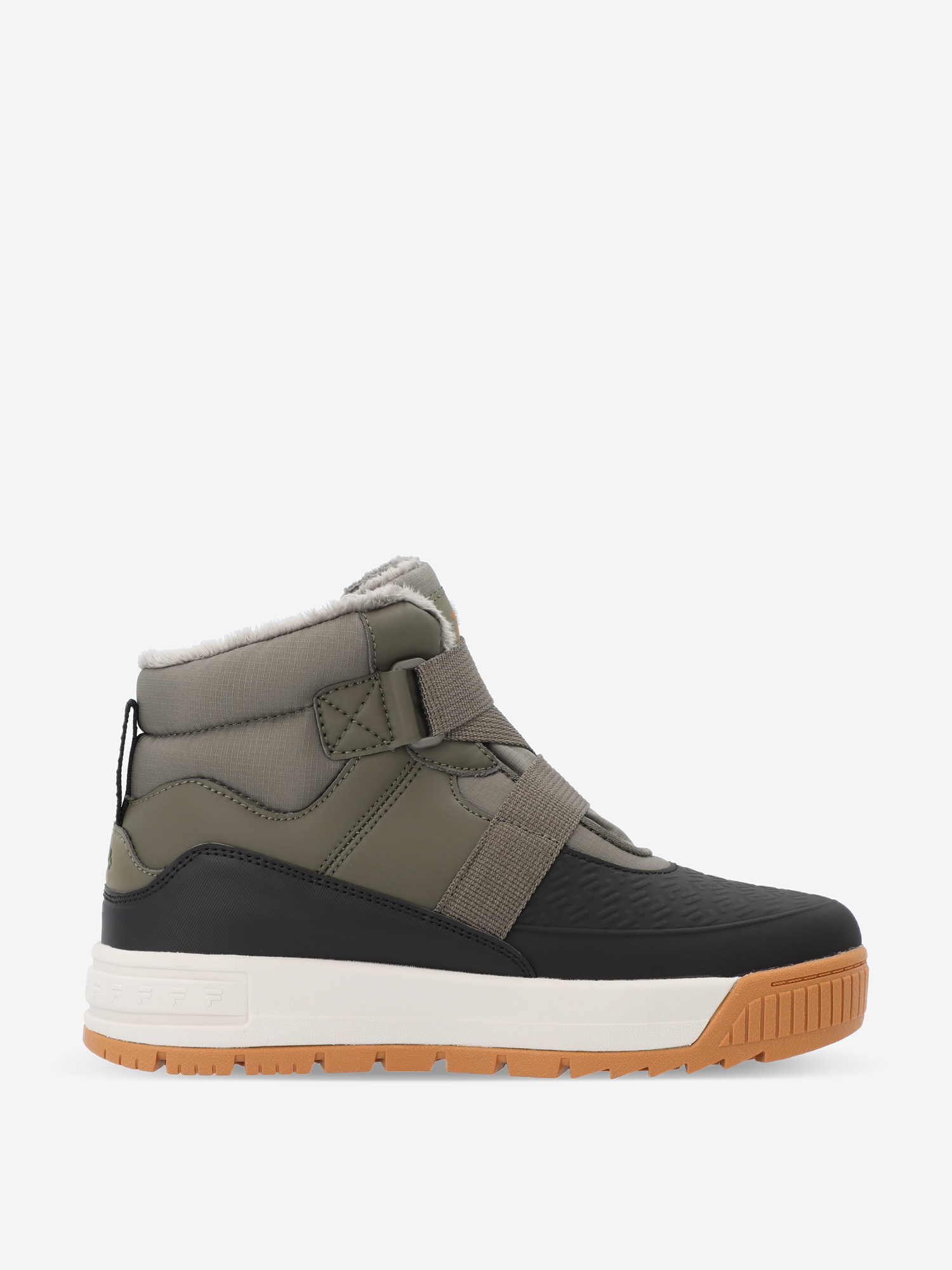 фото Ботинки утепленные для мальчиков fila fil space mid, зеленый