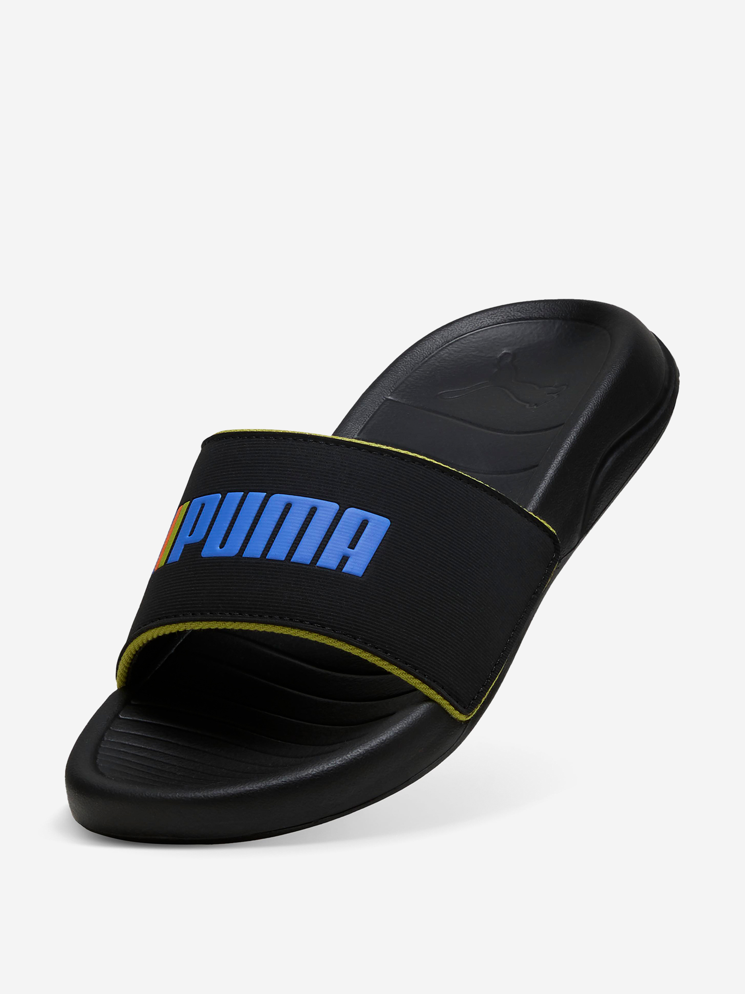 фото Шлепанцы для мальчиков puma popcat 20 starblitz jr, черный