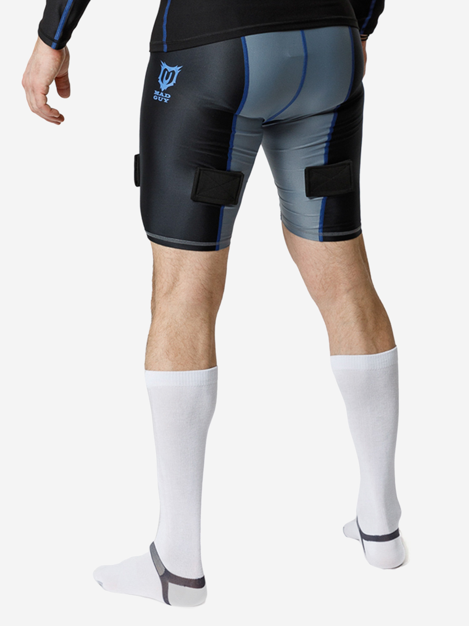 фото Компрессионные шорты madguy basic compression, серый