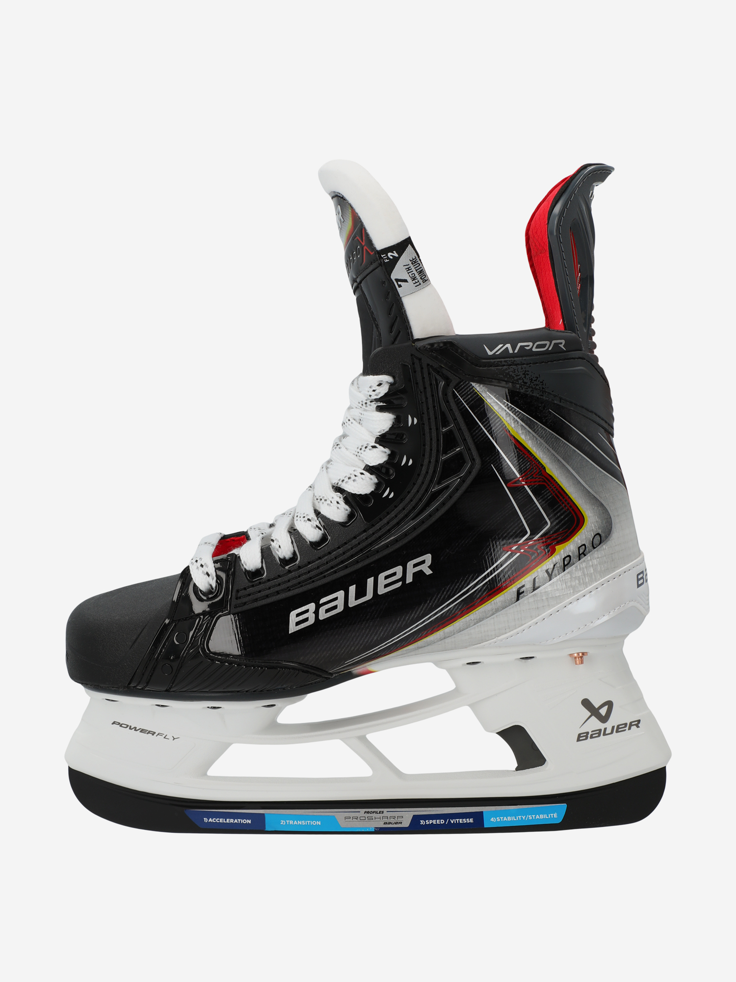 фото Коньки хоккейные bauer vapor flypro sr fit2 + fly-x, черный