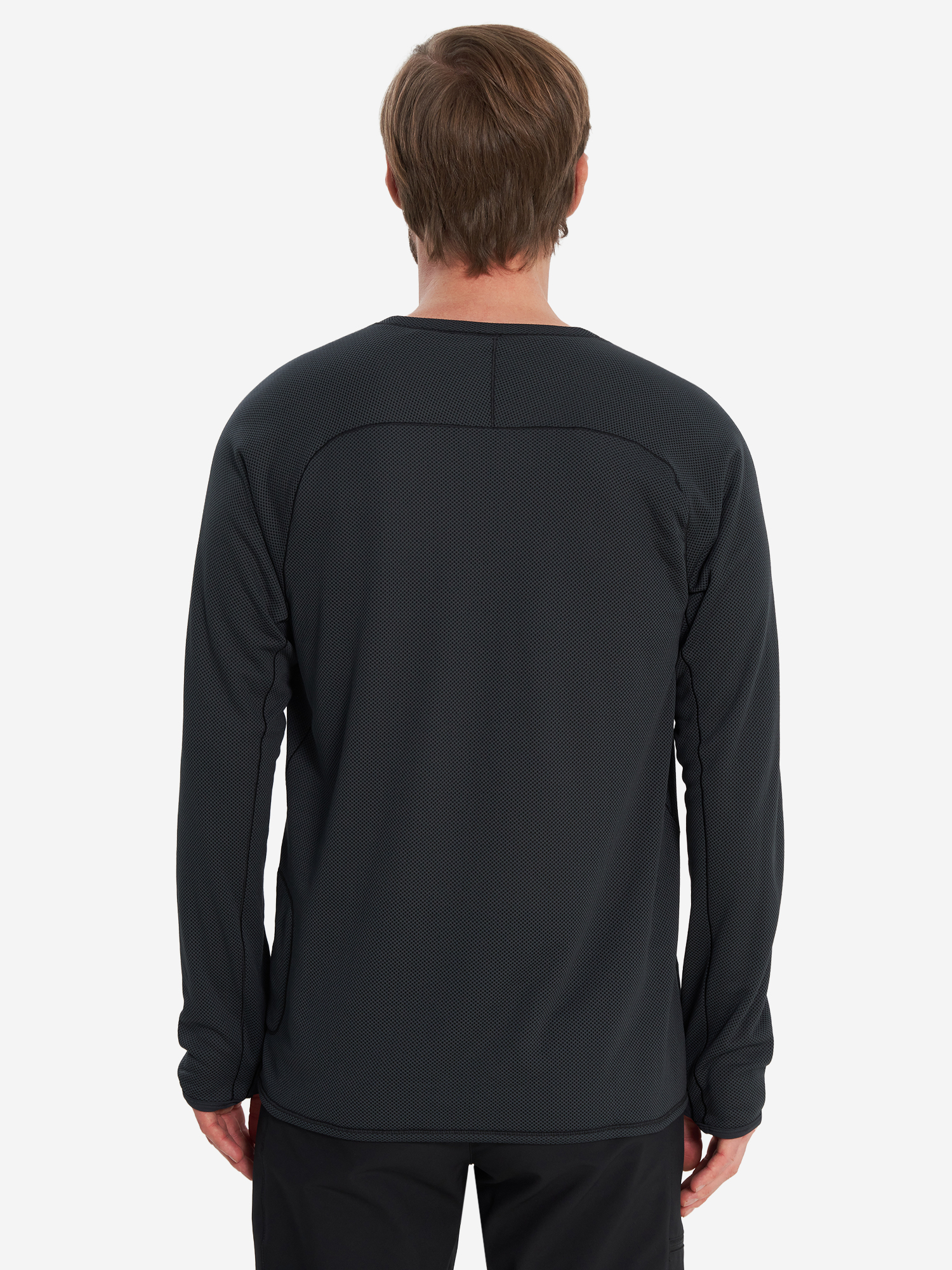 фото Лонгслив мужской mountain hardwear airmesh, серый