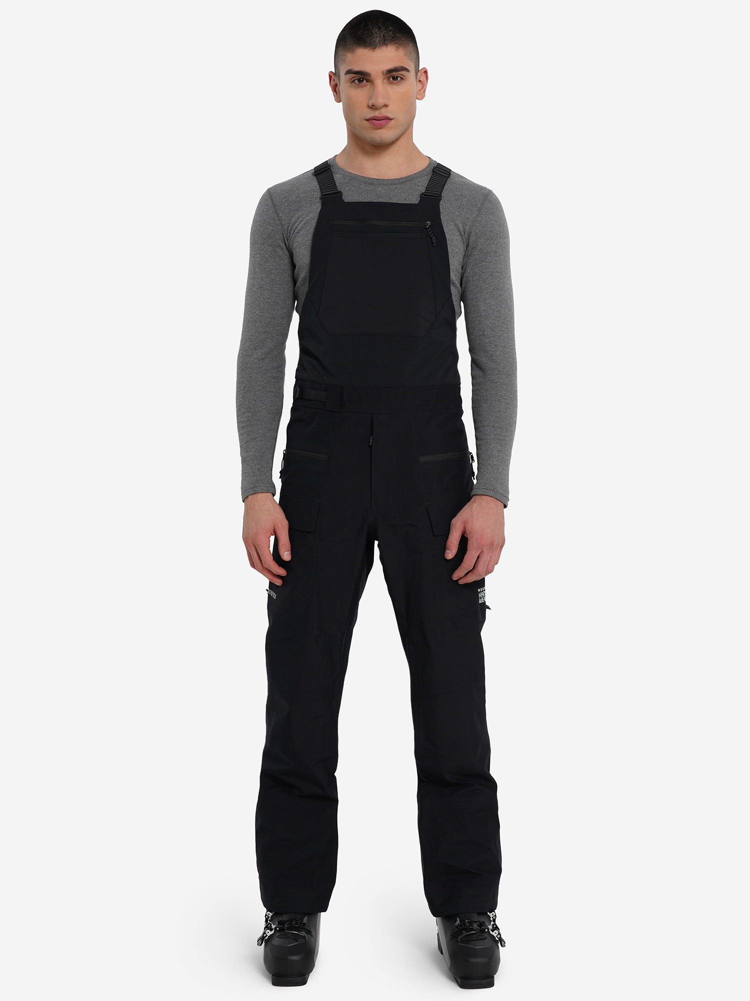 фото Полукомбинезон мужской mountain hardwear boundary ridge, черный