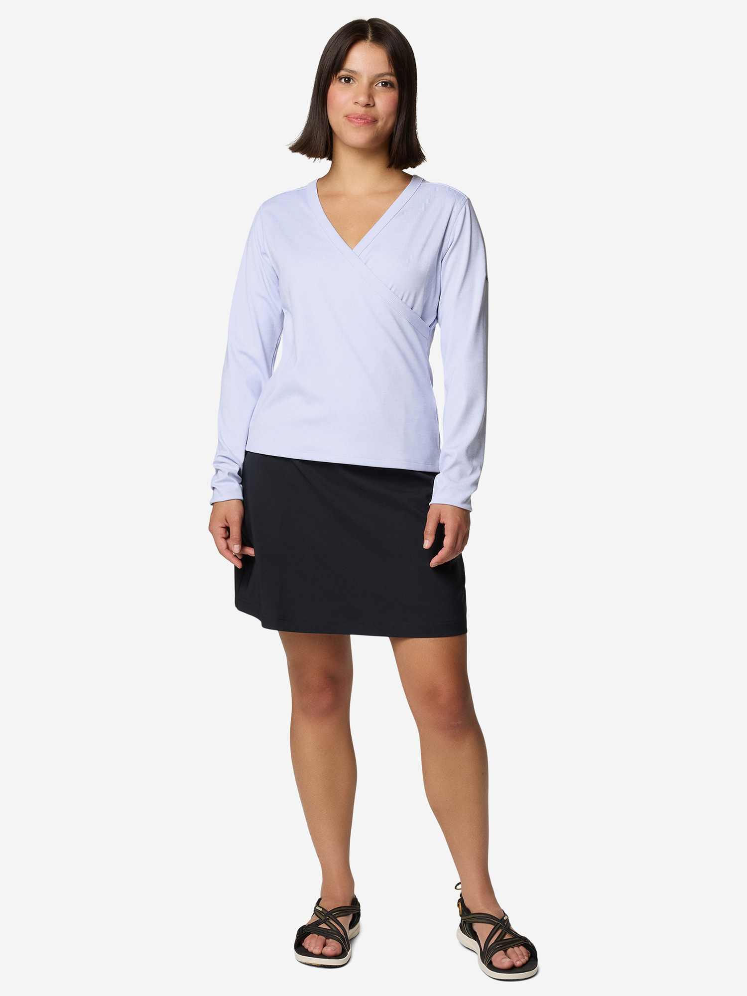 фото Юбка-шорты женская columbia all seasons skort, черный