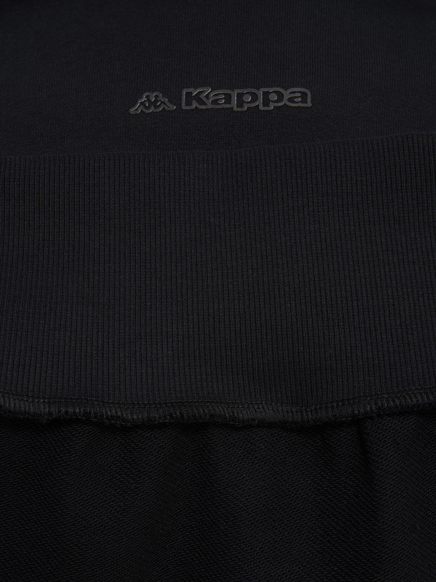 фото Худи женское оверсайз kappa, черный