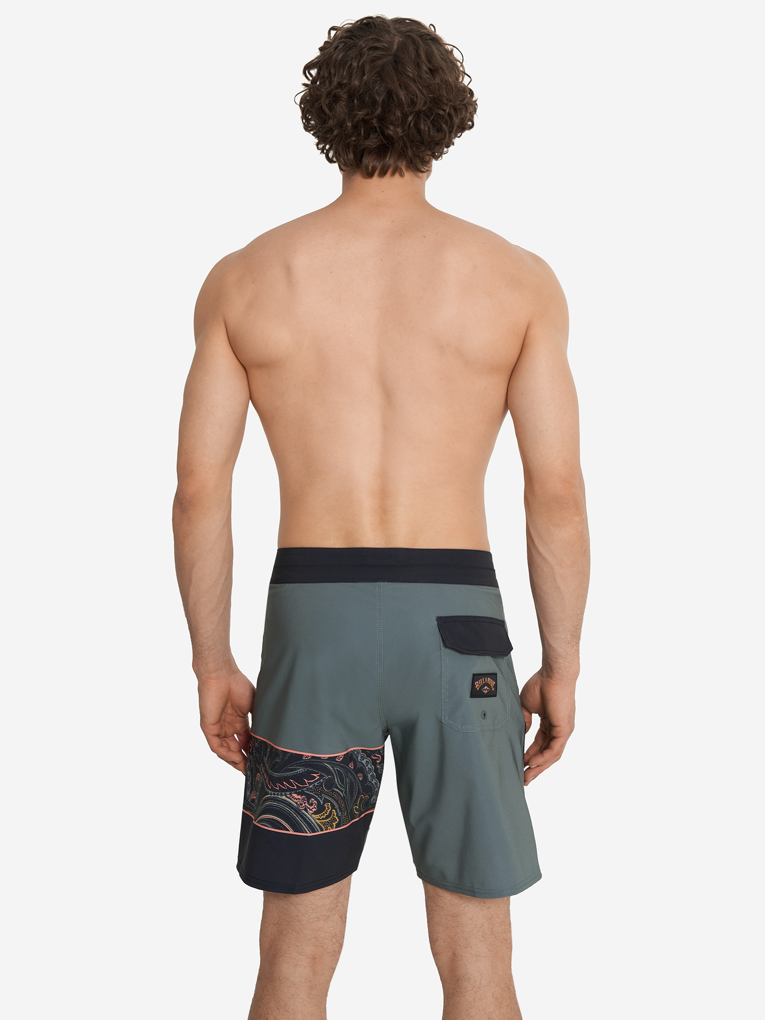 фото Шорты плавательные мужские billabong burleigh pro, серый