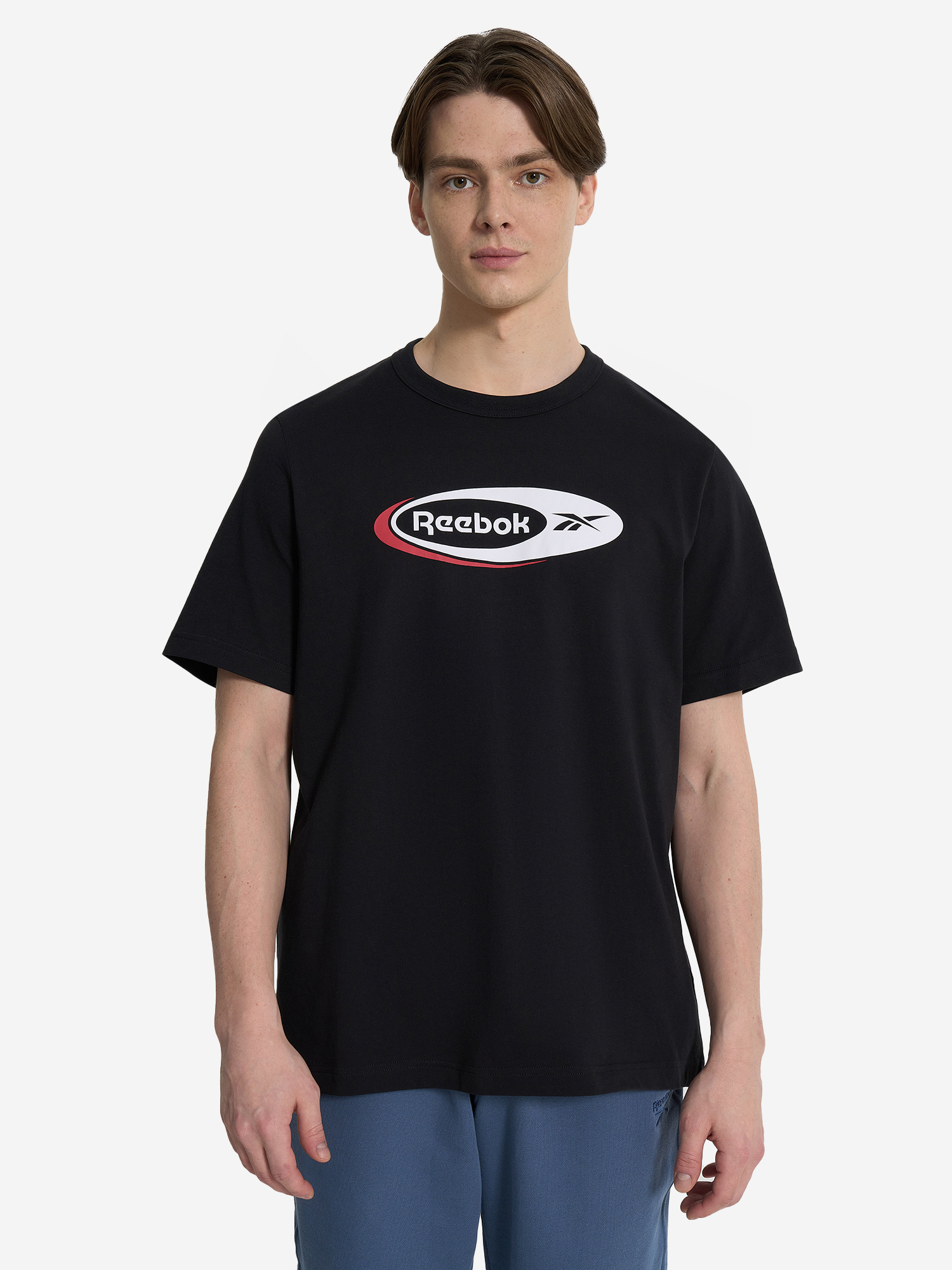 фото Футболка мужская reebok ri brand proud, черный