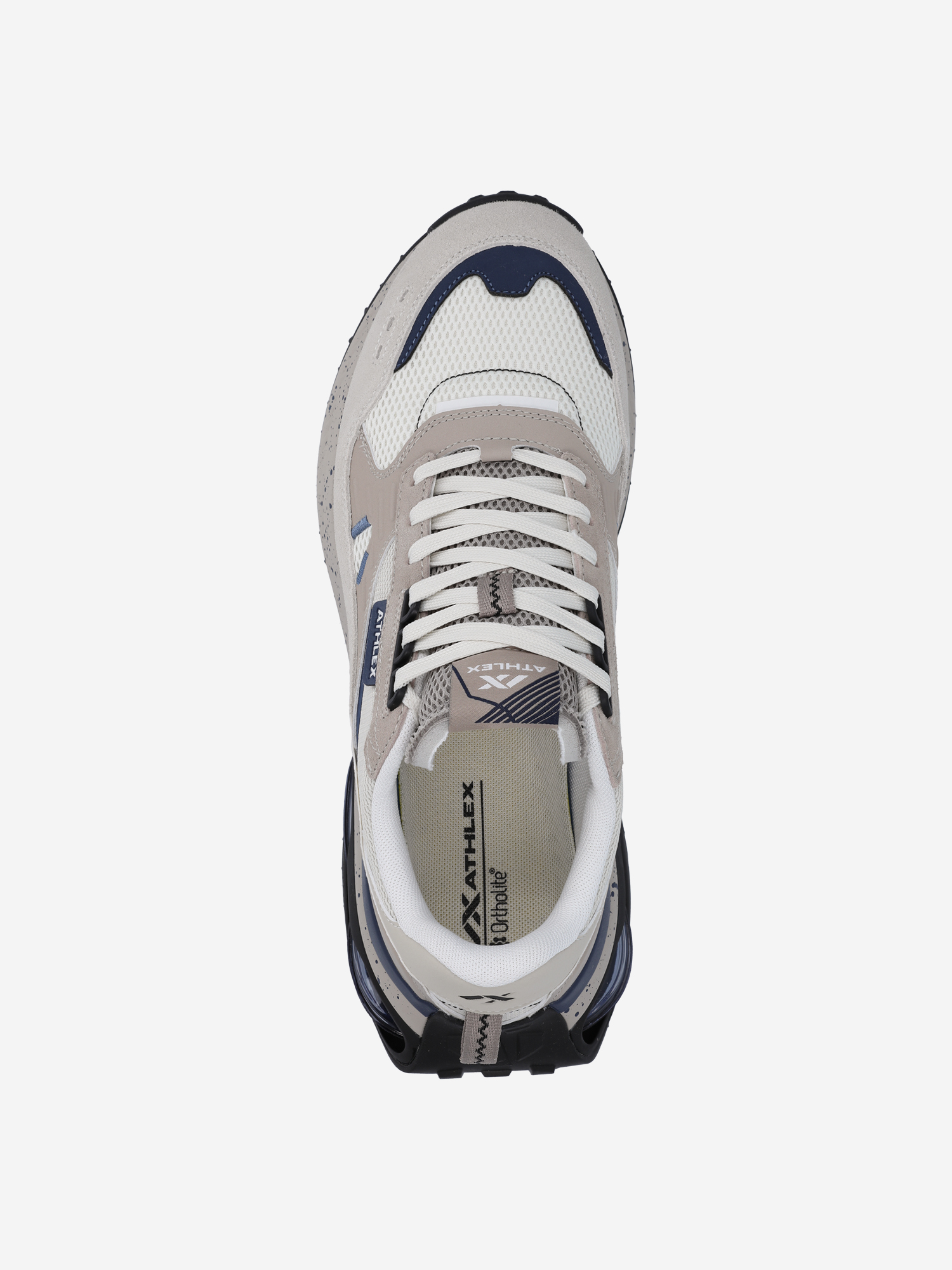 фото Кроссовки мужские athlex spacer retro, бежевый