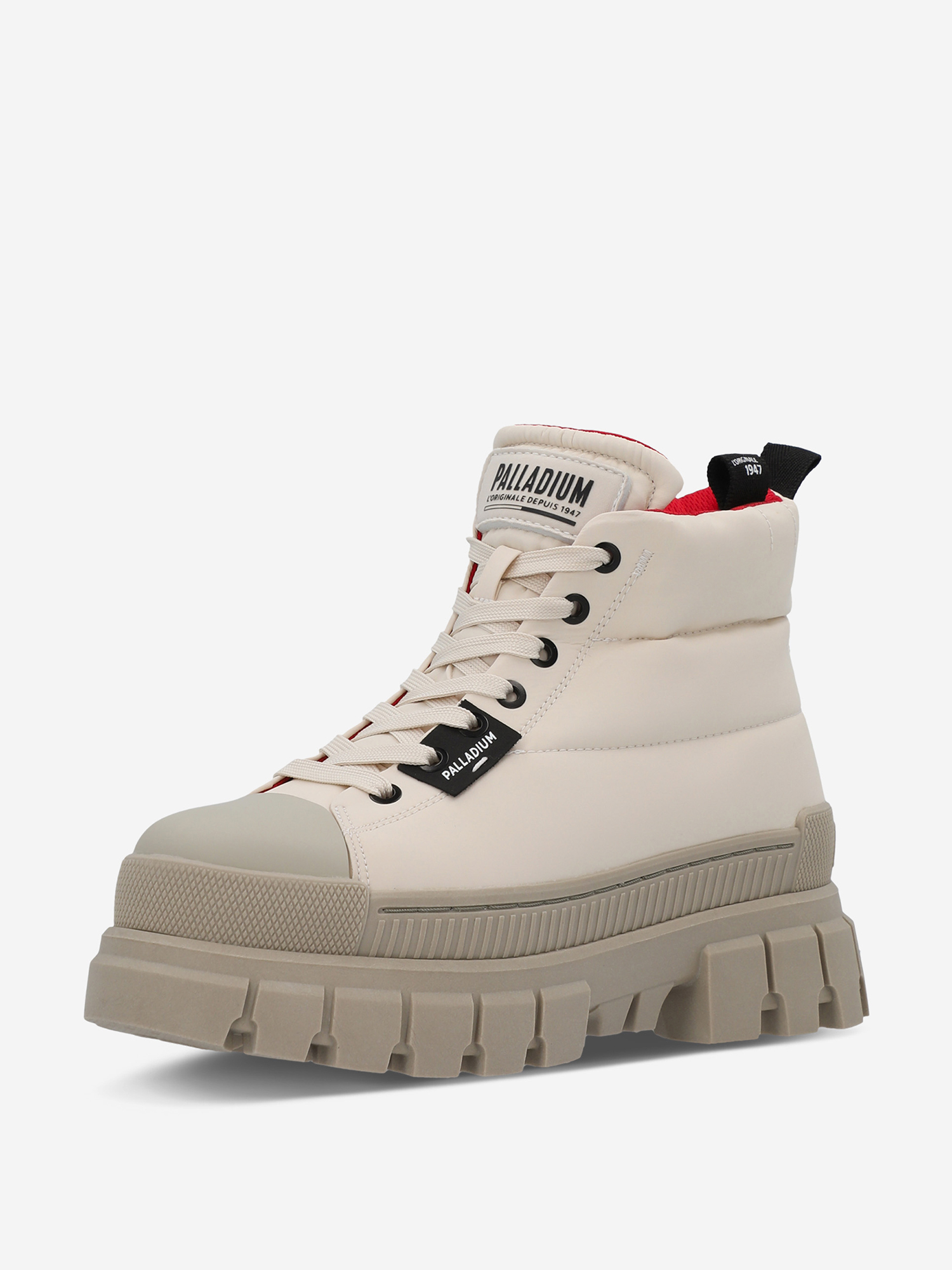 фото Ботинки утепленные женские palladium revolt boot overcrush, белый