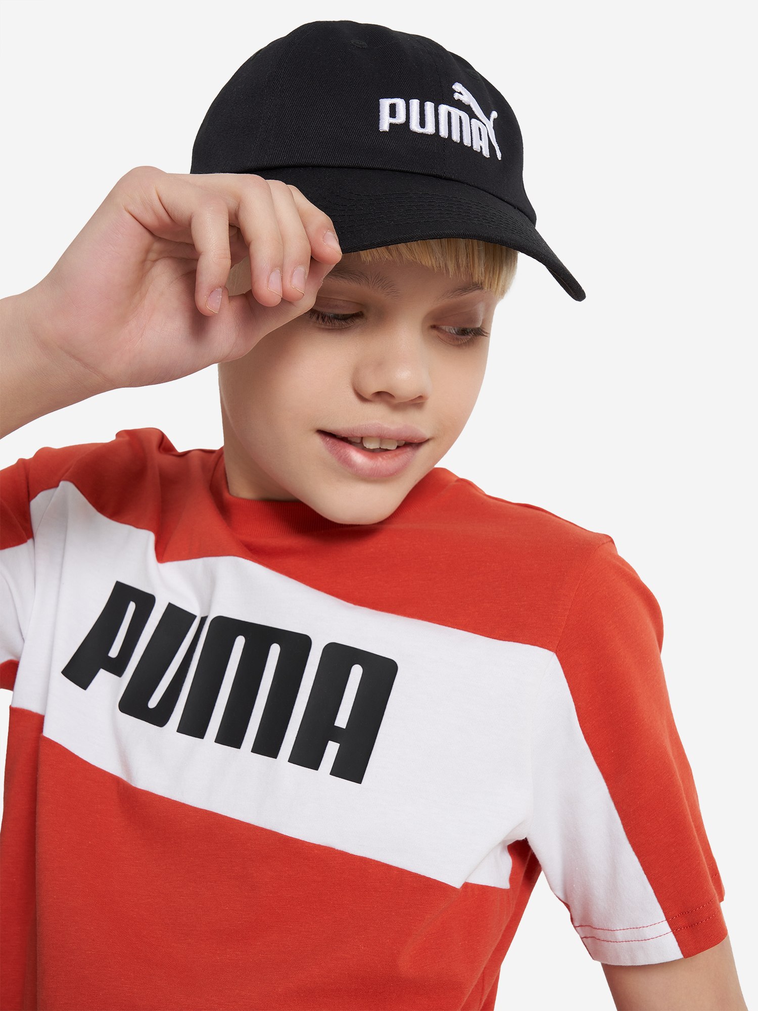фото Бейсболка для мальчиков puma ess no.1 logo, черный