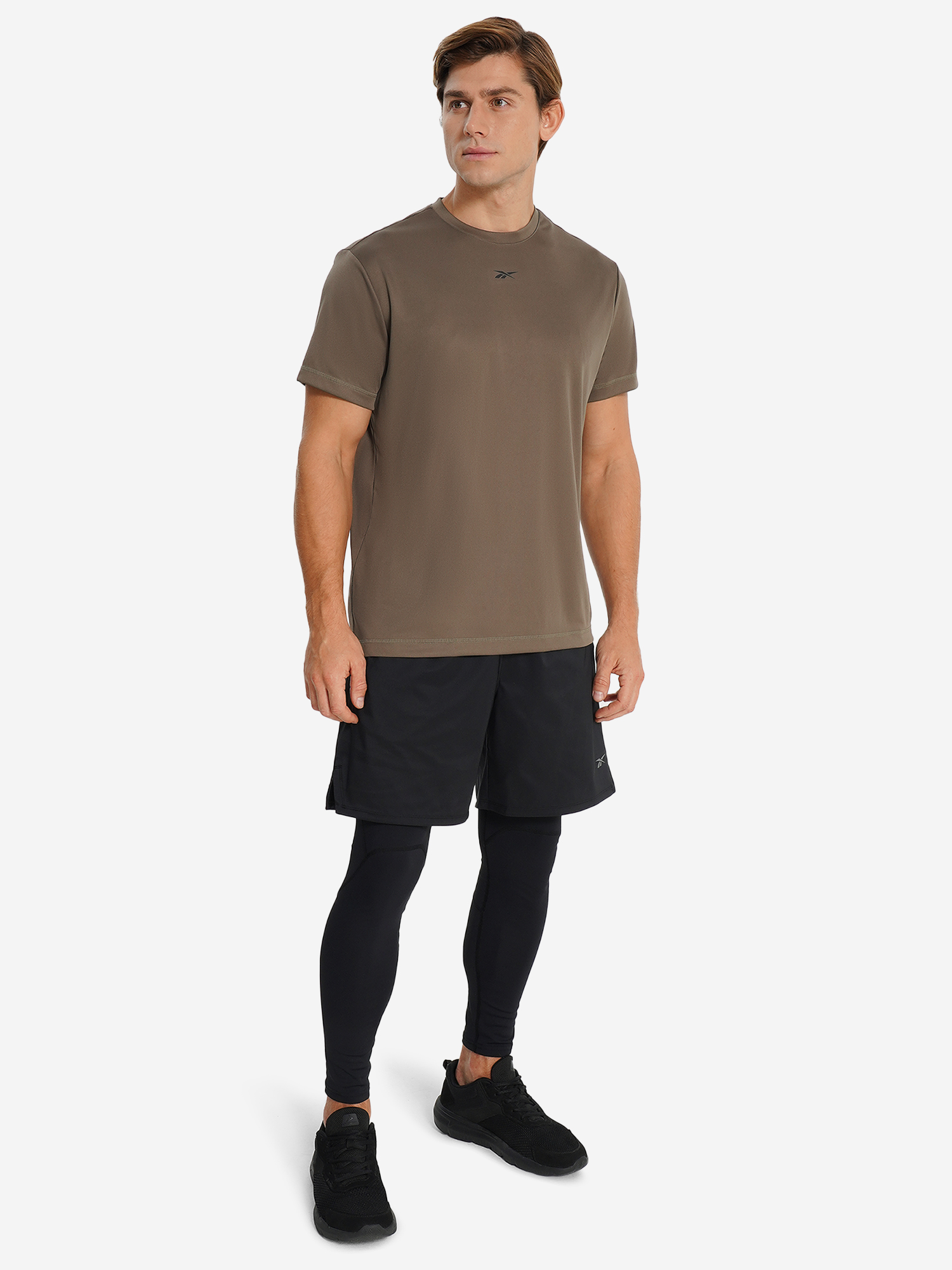 фото Футболка мужская reebok id train, зеленый