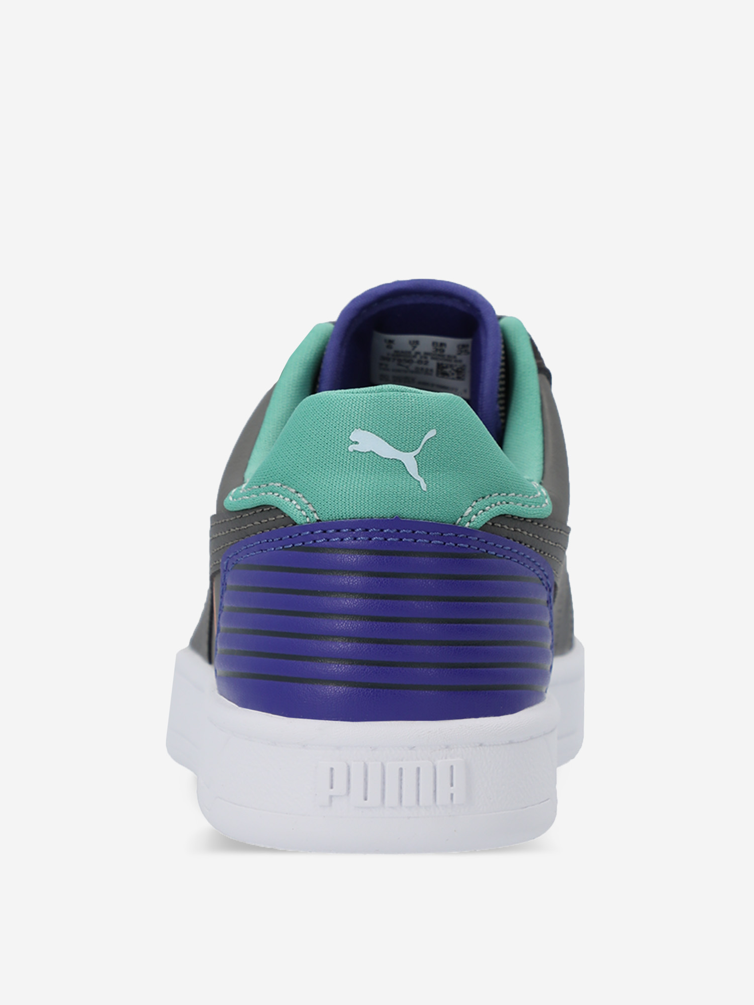 фото Кеды для мальчиков puma caven 2.0 ready, set, better ii jr, серый