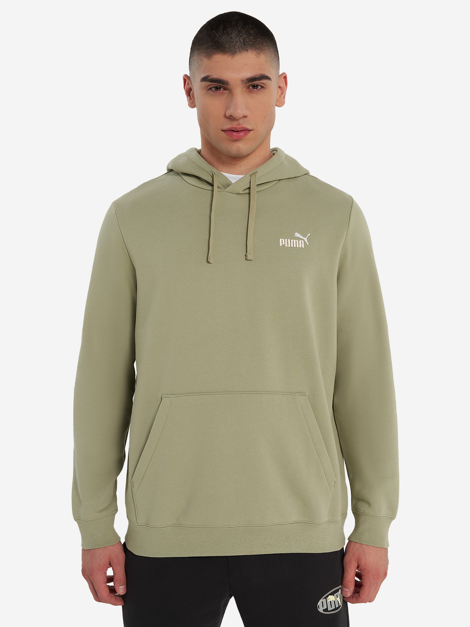 фото Худи мужское puma ess 2 color small no. 1 logo, бежевый