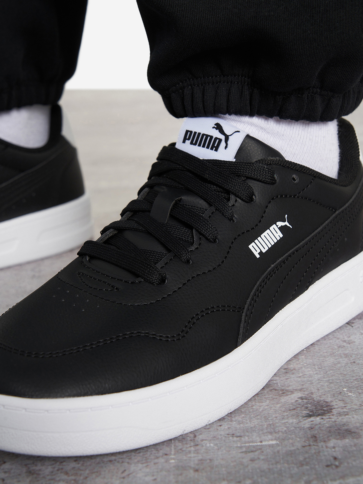 фото Кеды женские puma court lally, черный
