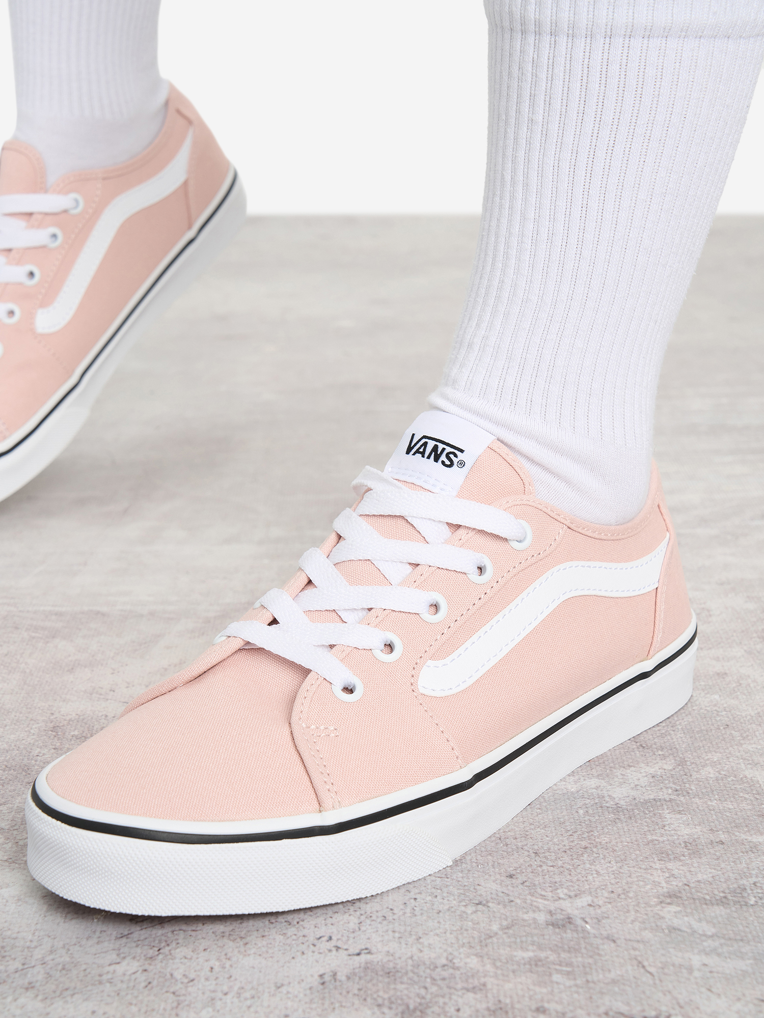 фото Кеды женские vans filmore decon, розовый