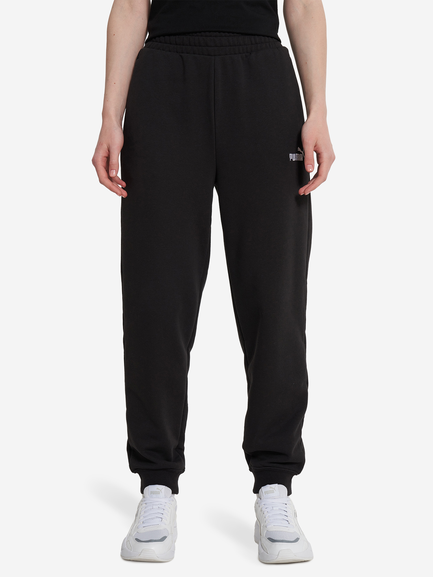 фото Брюки женские puma ess small no. 1 logo, черный