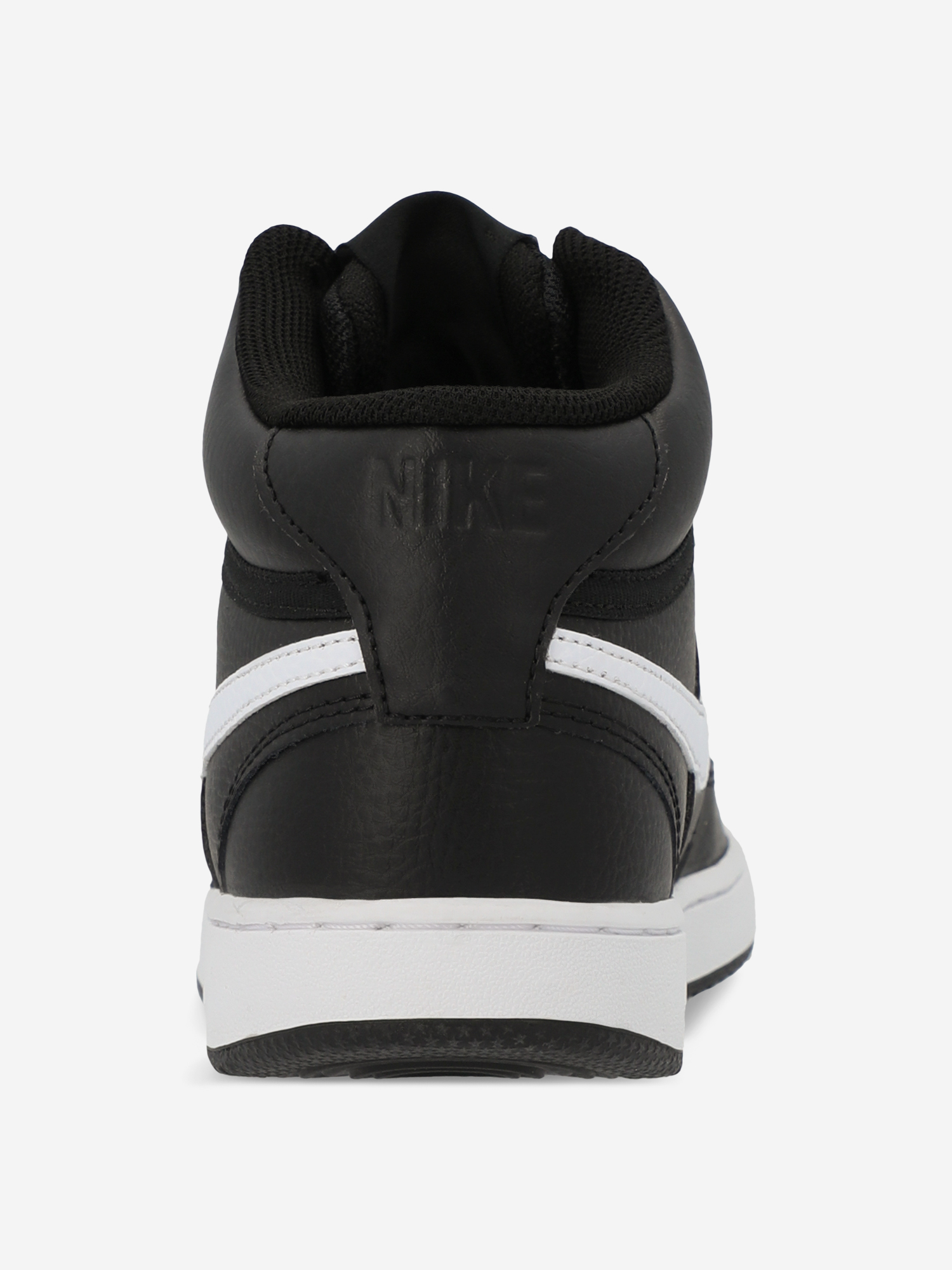 фото Кеды женские nike court vision mid, черный