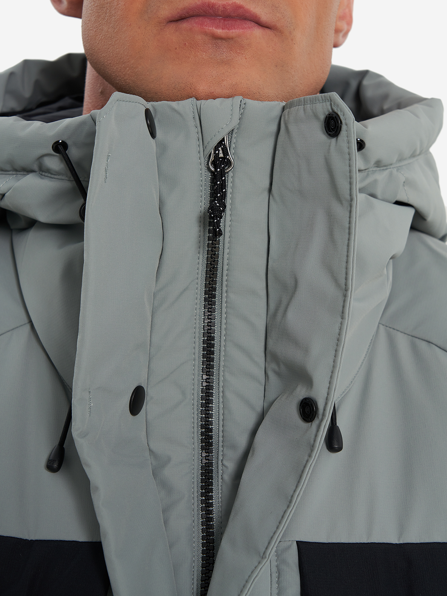 фото Пуховик мужской mountain hardwear first tracks, серый