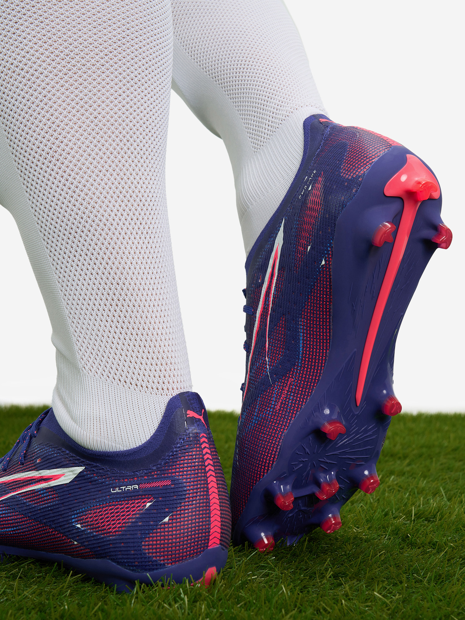 фото Бутсы мужские puma ultra 5 pro fg/ag, фиолетовый