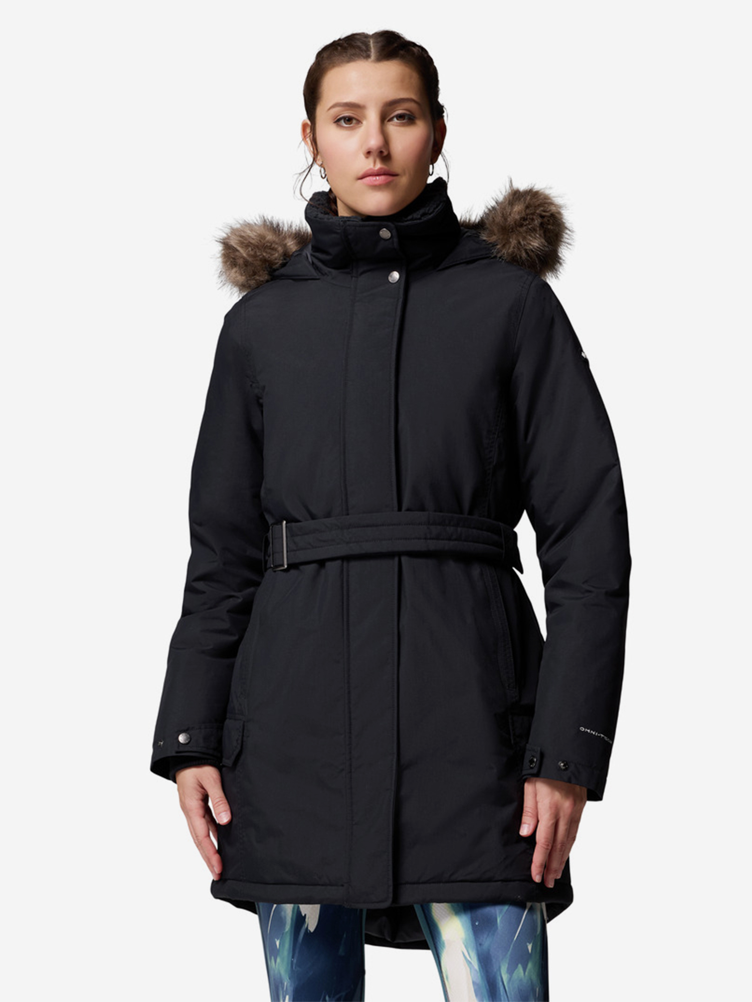 фото Парка женская columbia icelandite ii parka, черный