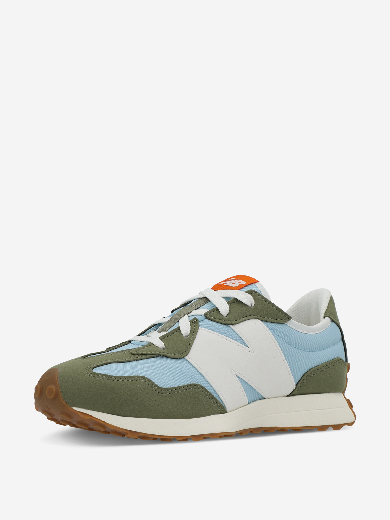 фото Кроссовки женские new balance 327, зеленый