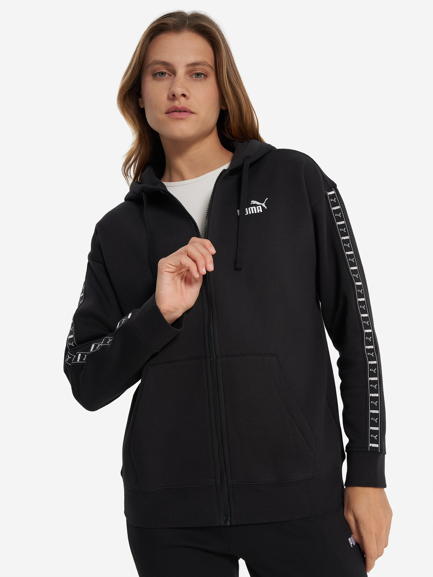 фото Толстовка женская puma, черный